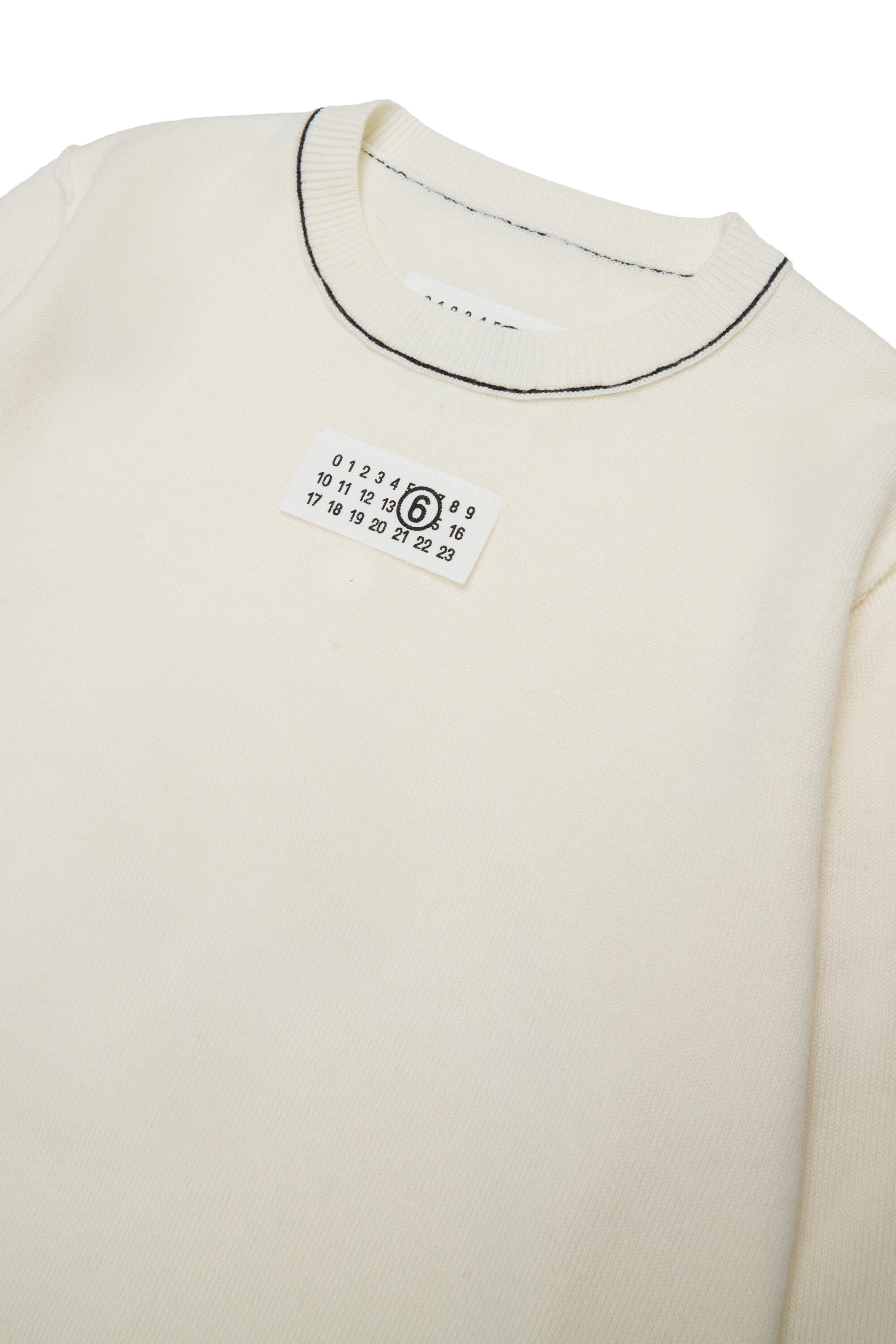 Crew neck sweater in cotton