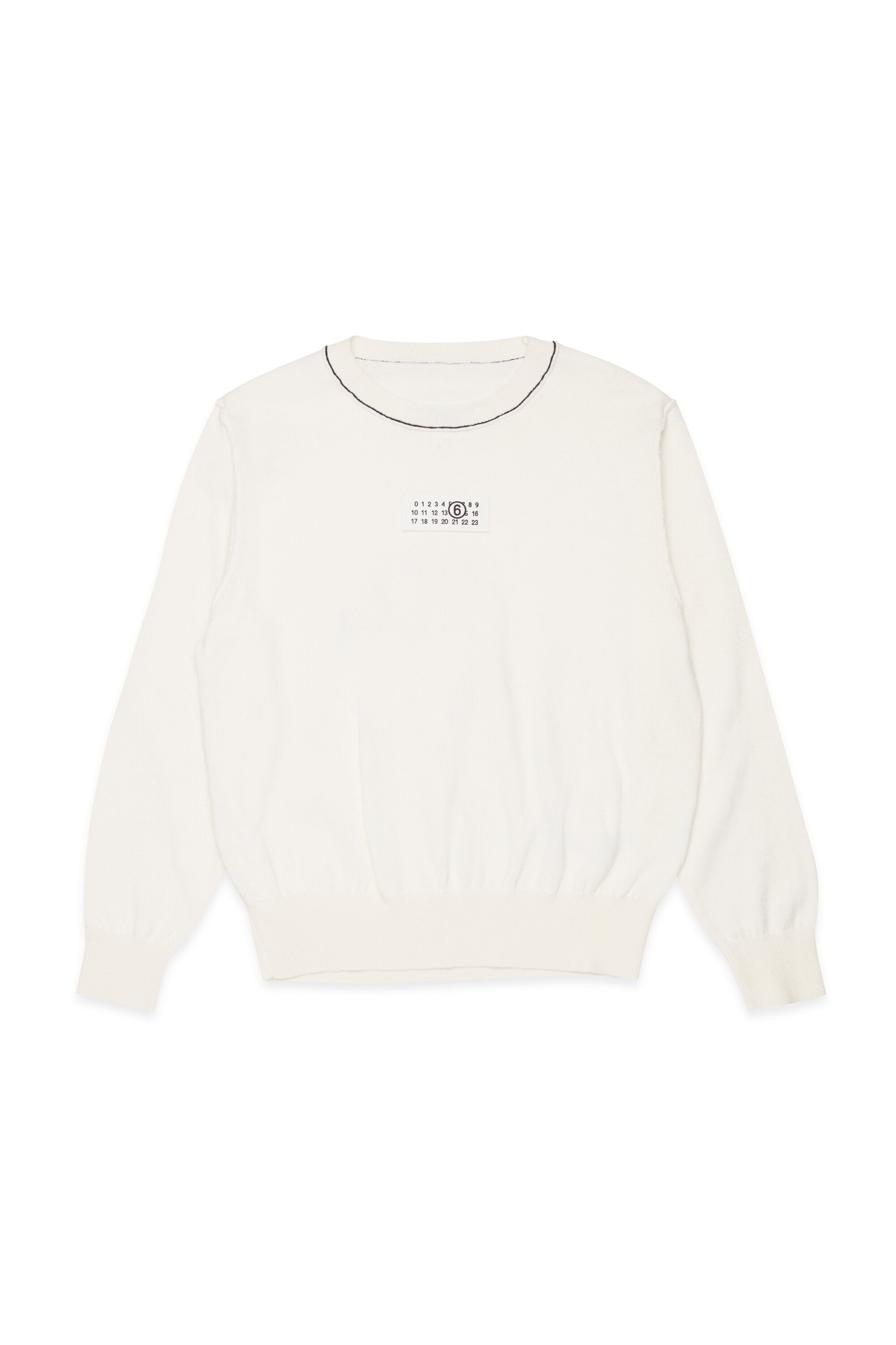 ロゴ入りクルーネックプルオーバー