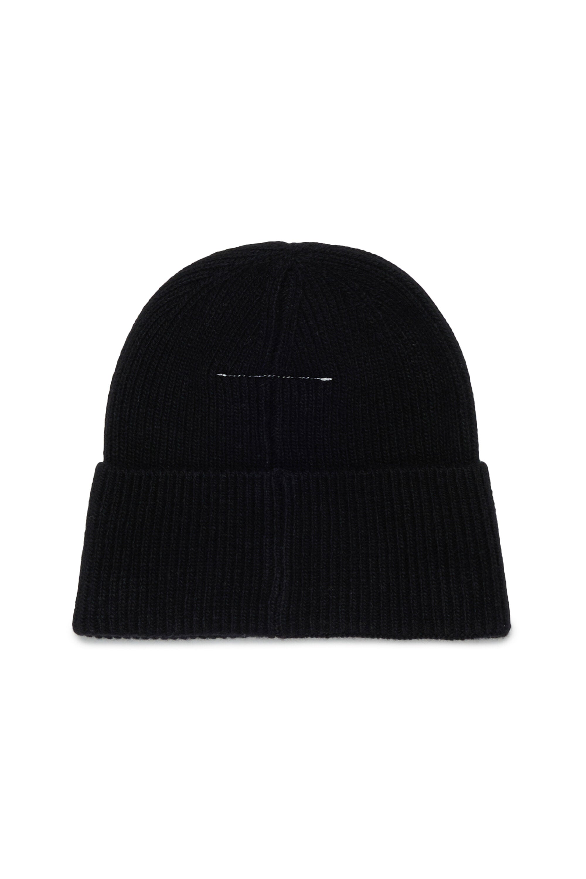 Ribbed beanie with logo