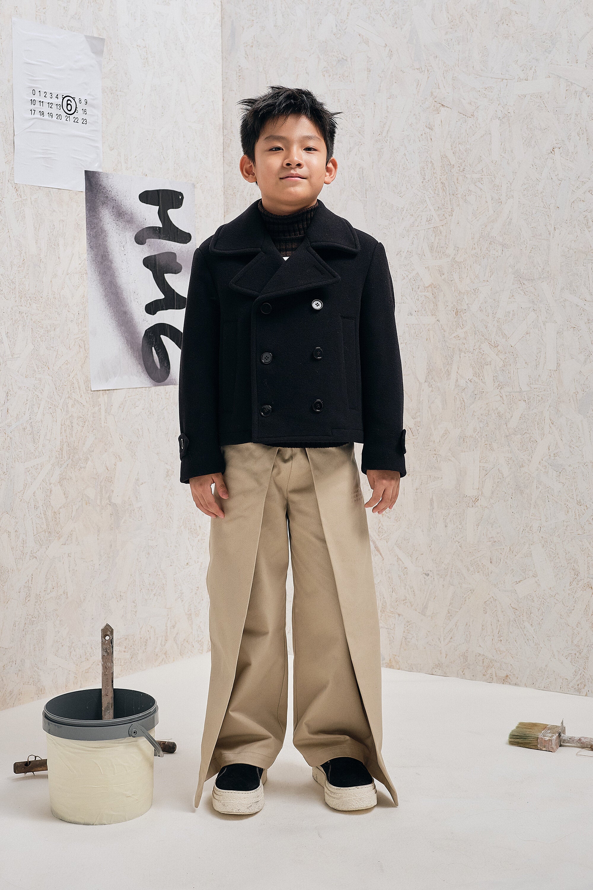 ナンバーロゴ付きパンツ
