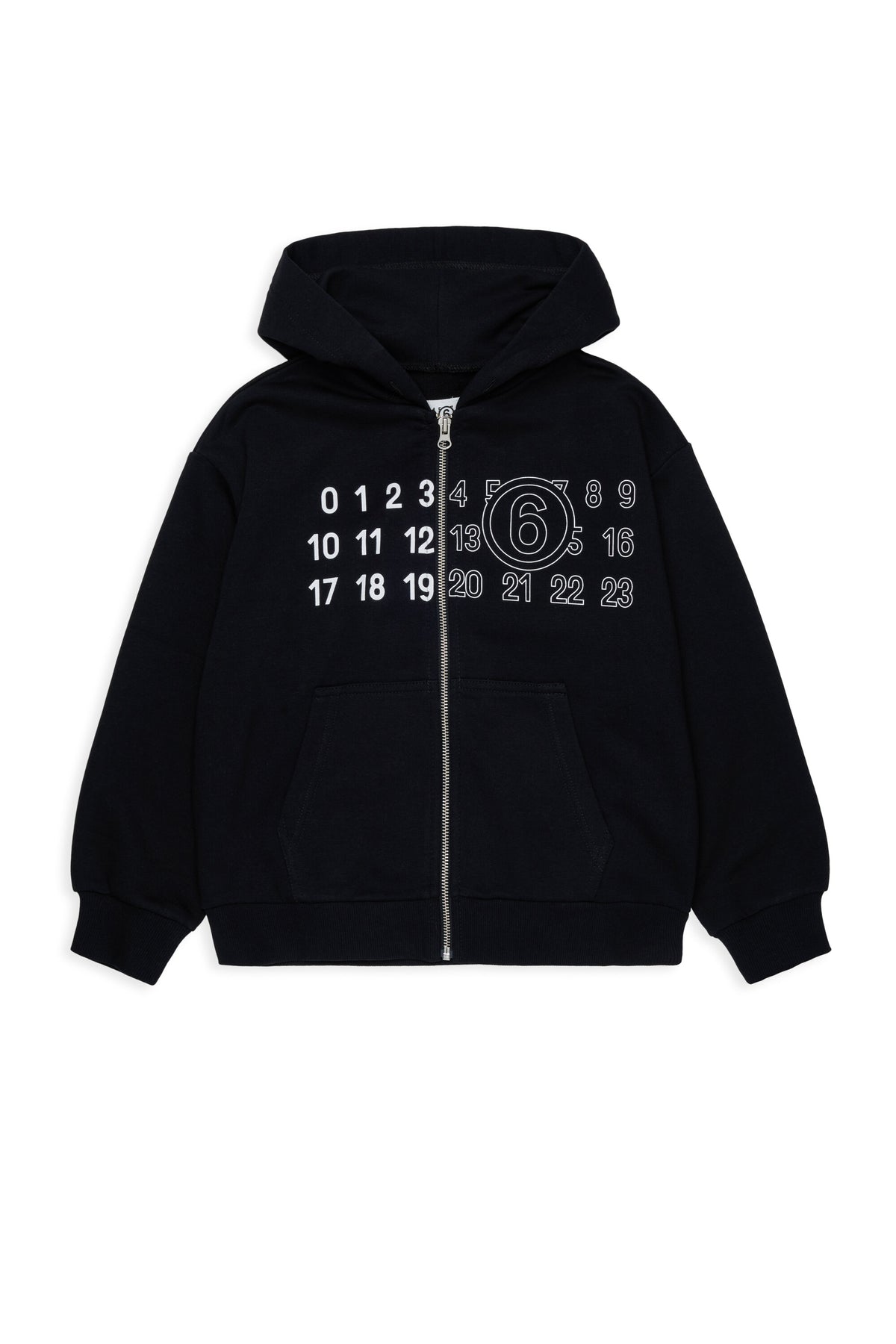 Zip-up sweatshirt with logo