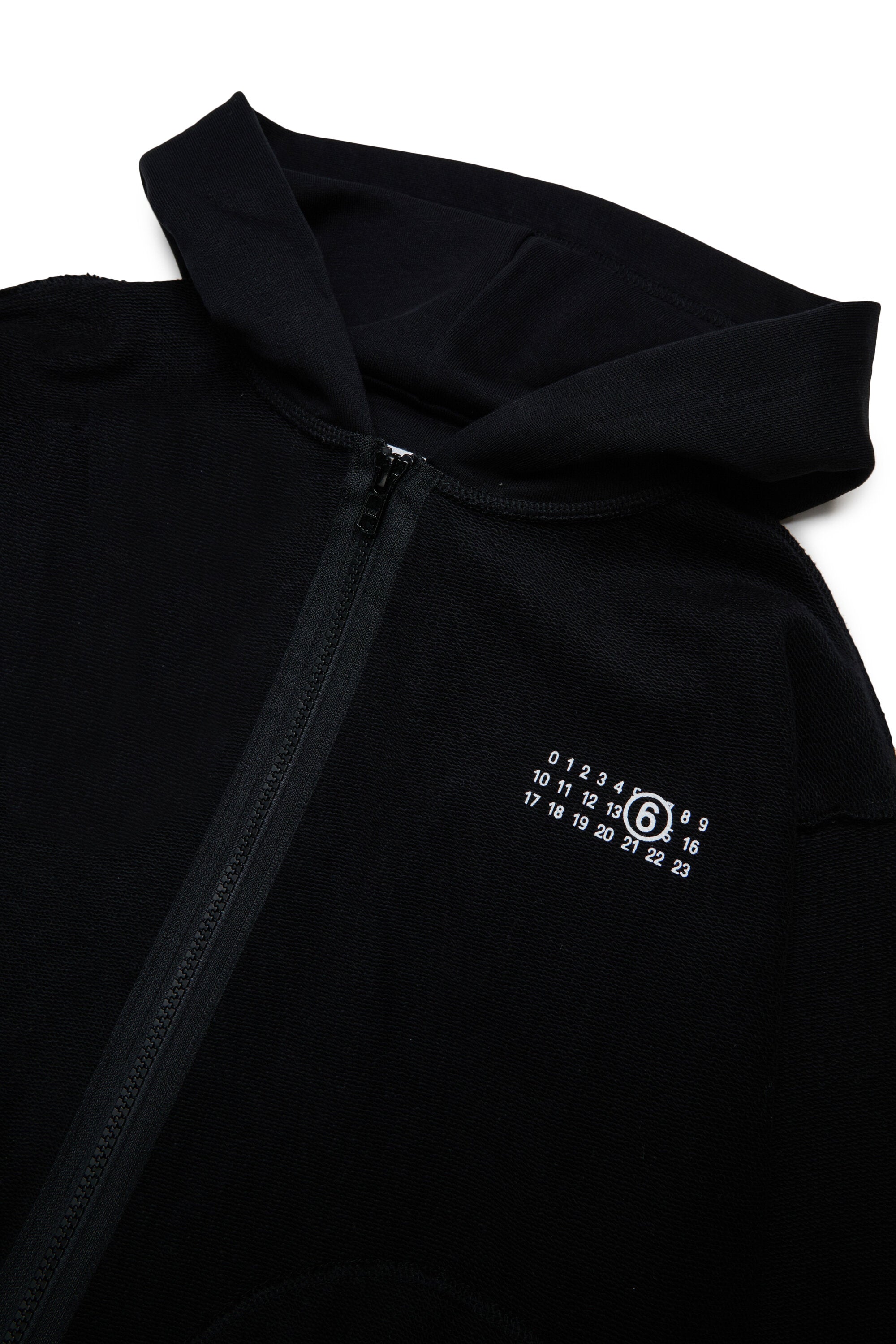 Zip sweatshirt with logo
