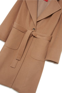 Runaway wool coat