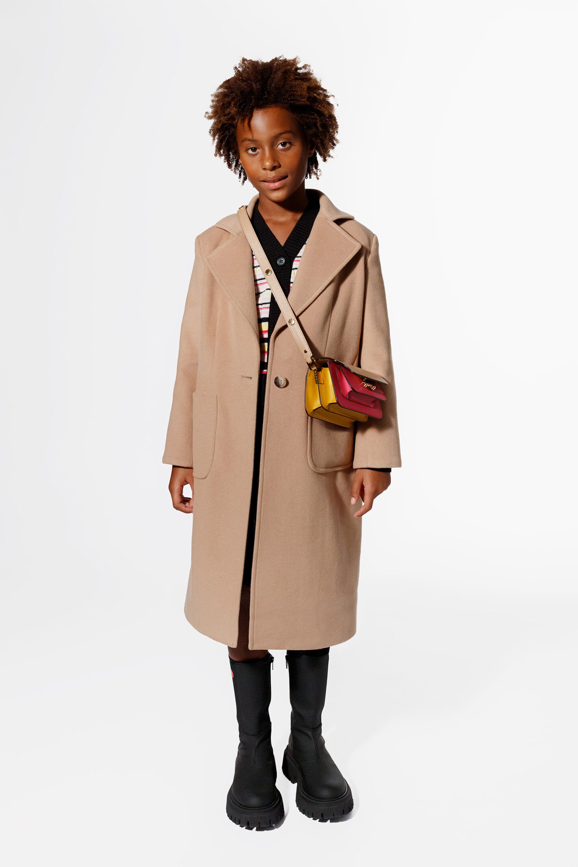 Runaway wool coat