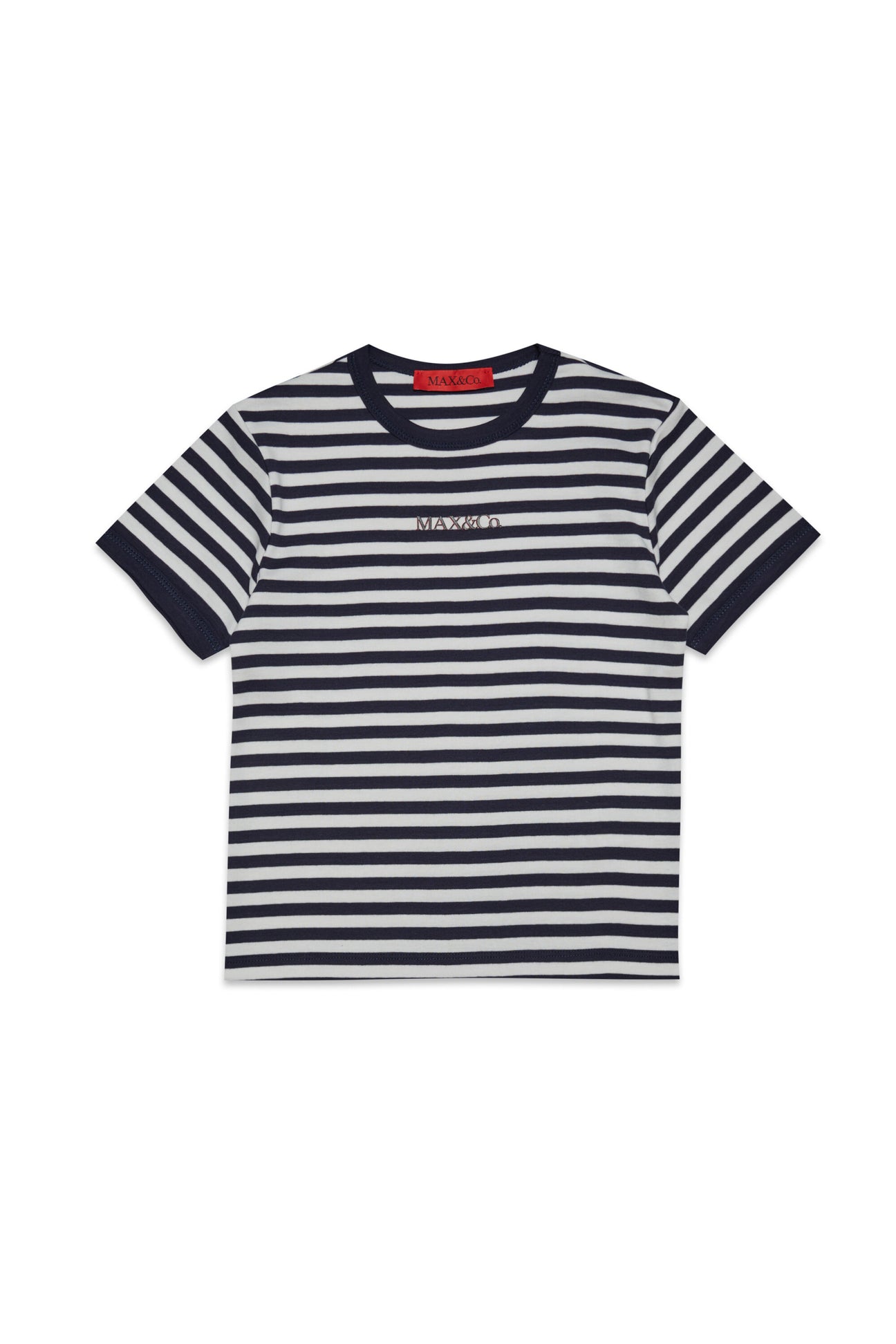 Striped T-shirt with logo 