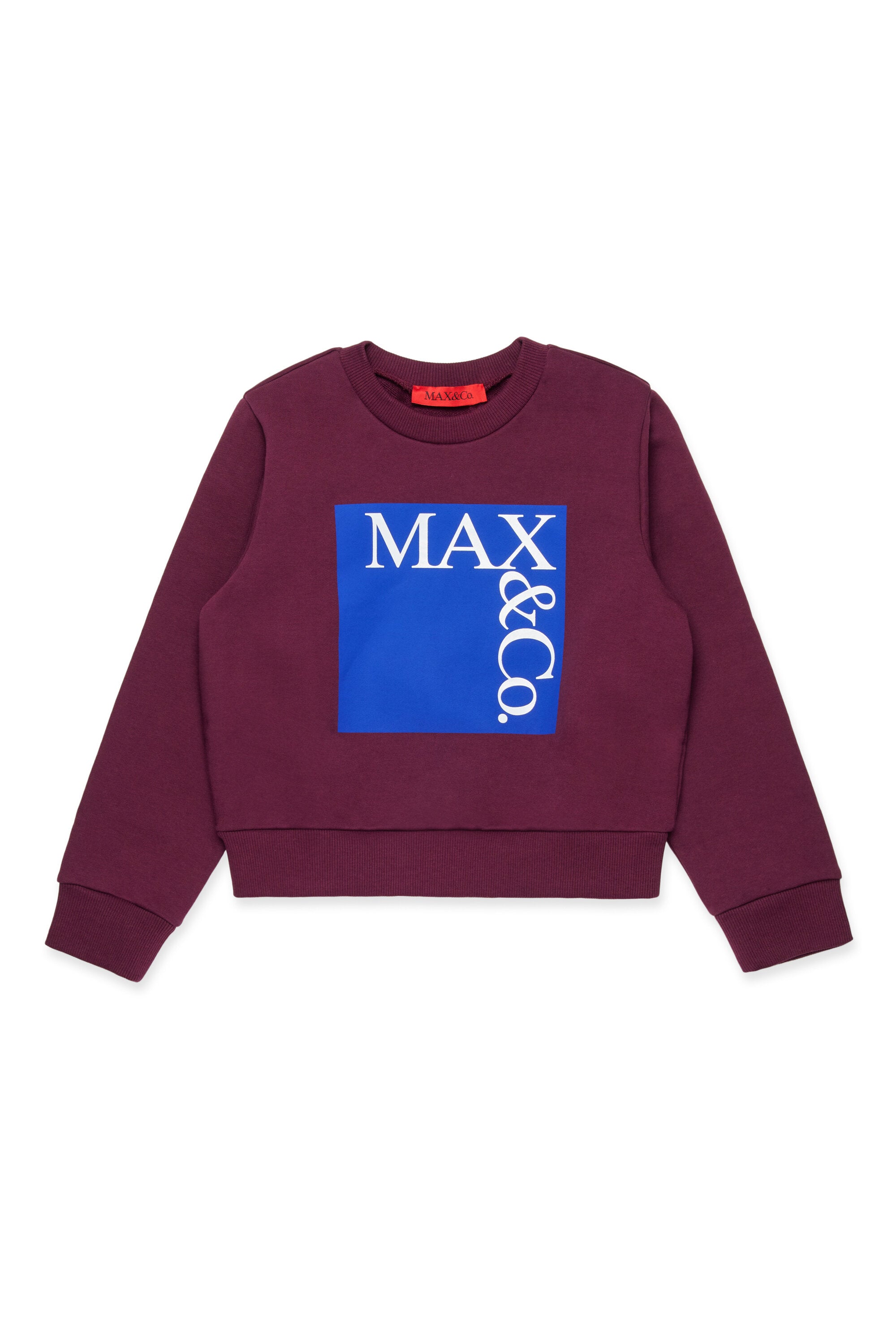 Branded crew-neck sweatshirt