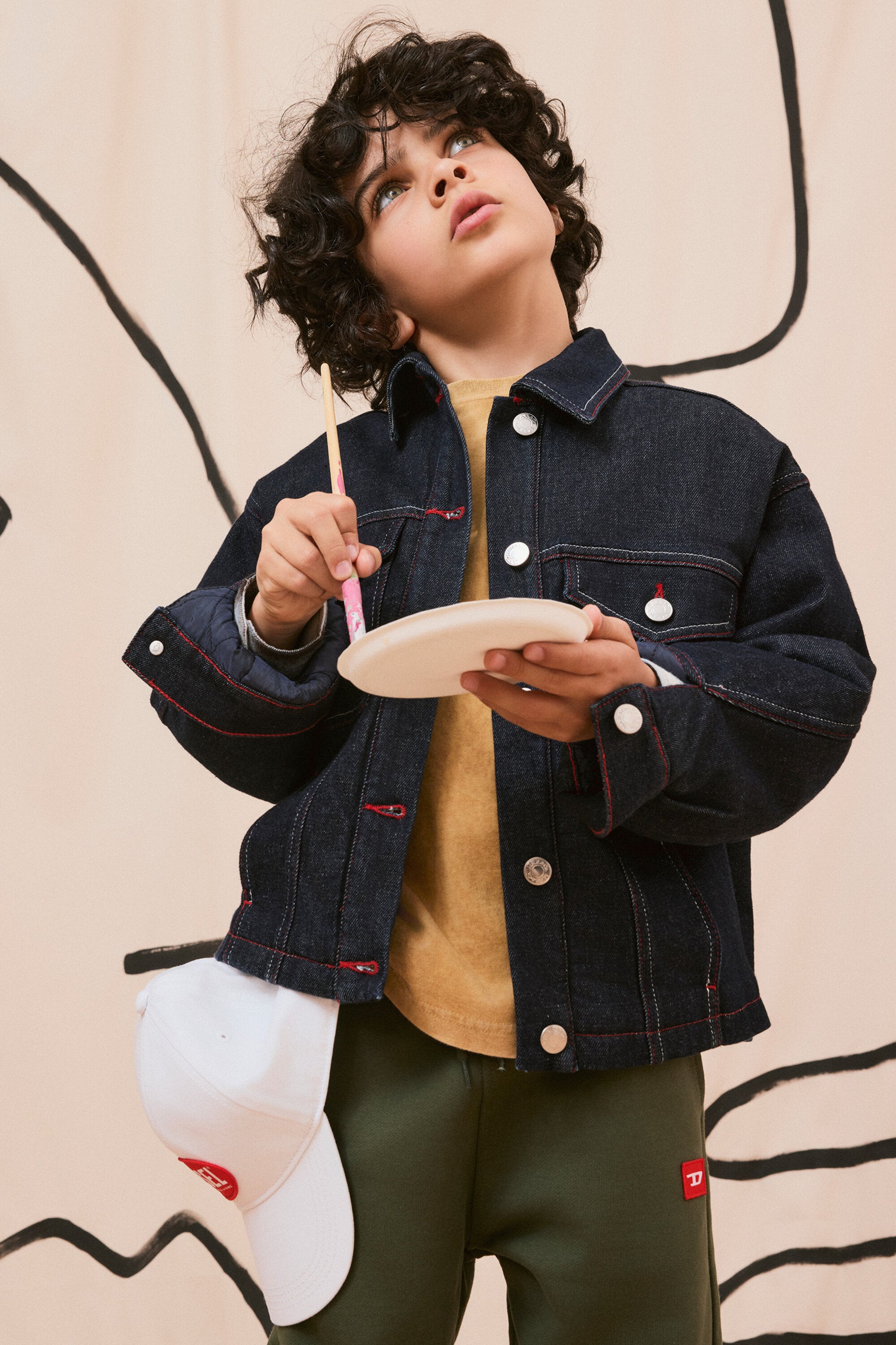 Dark blue denim jacket