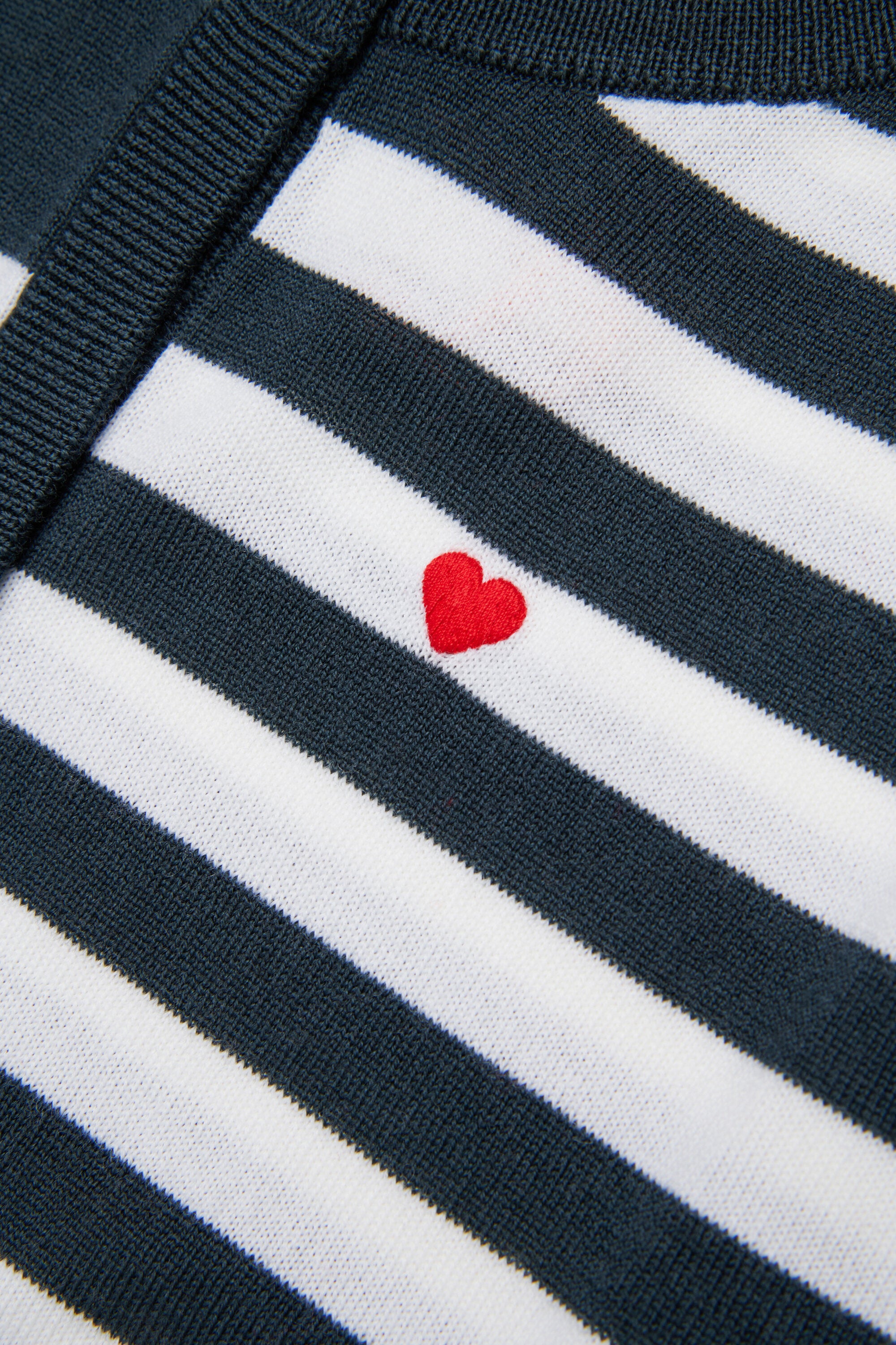 Striped wool-blend cardigan