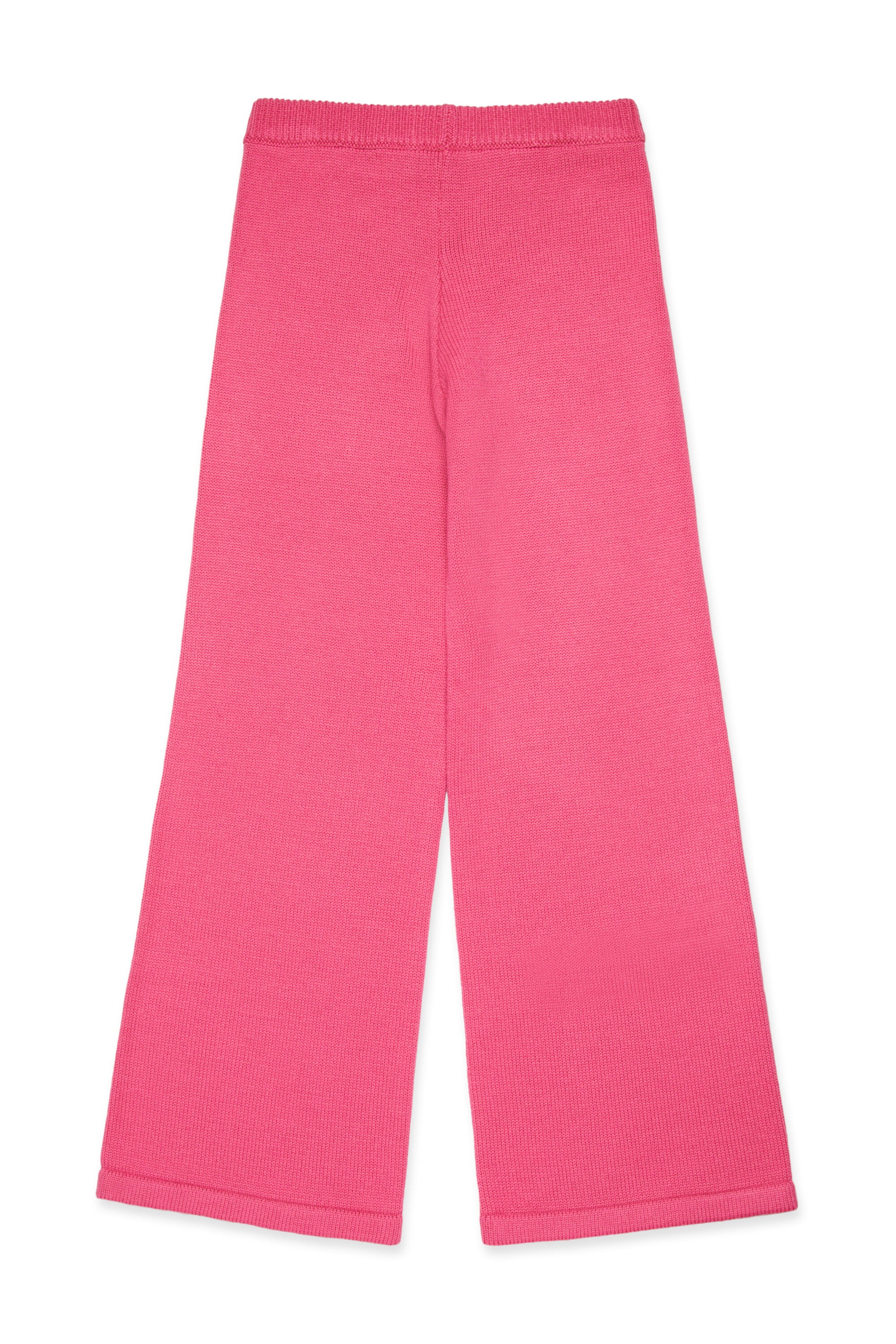 Wool blend straight pants