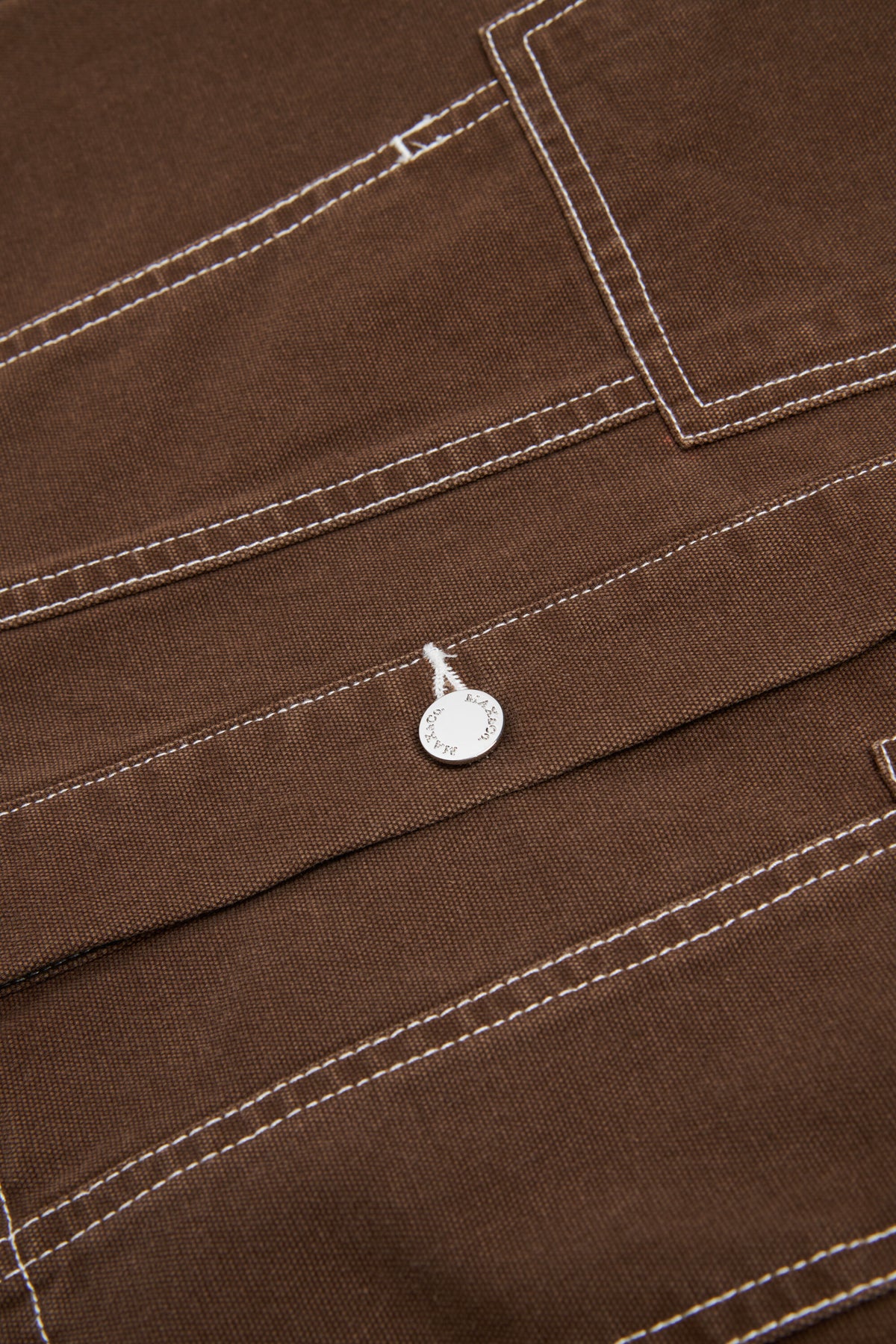 Denim jacket with logo