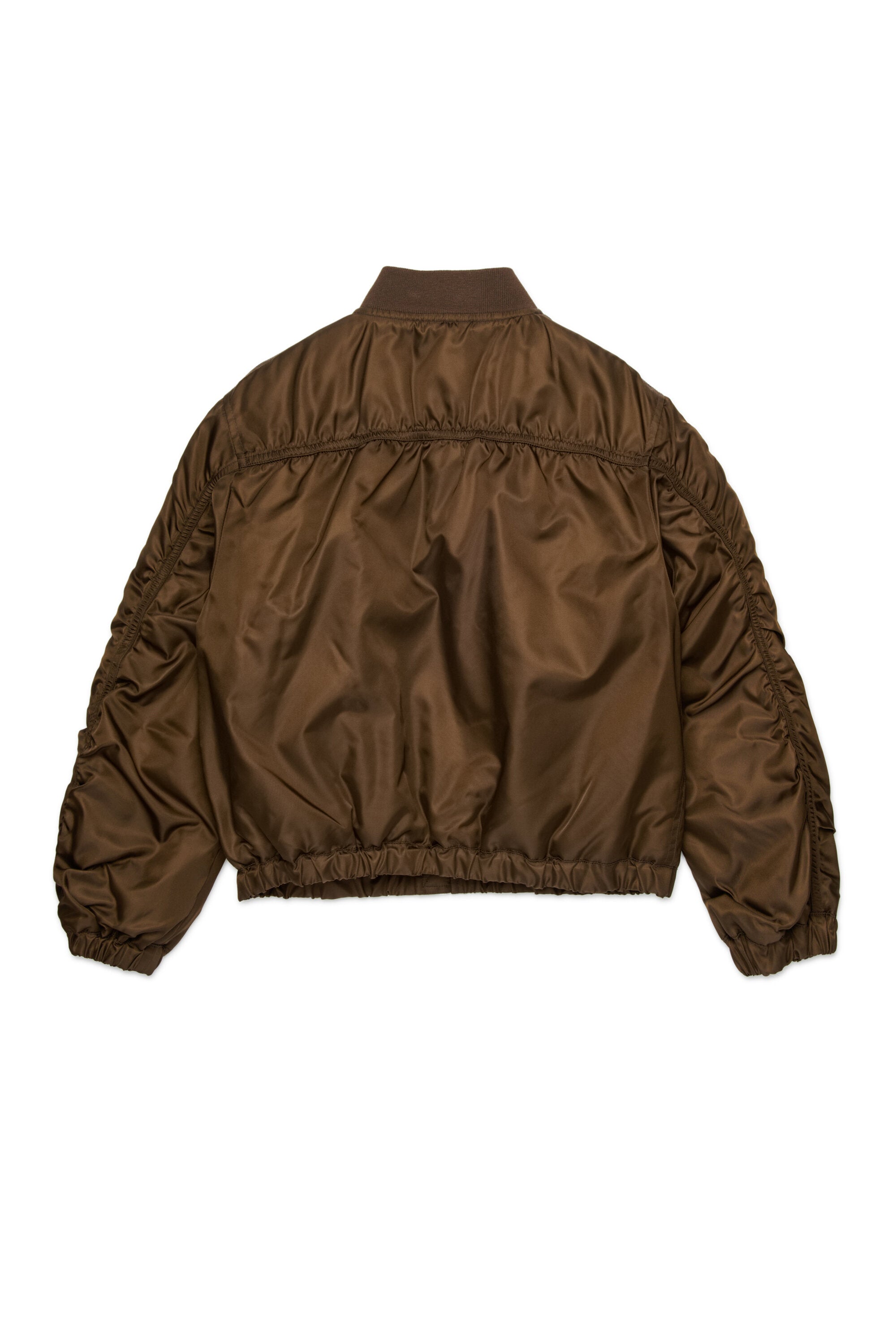 Bomber jacket with printed logo