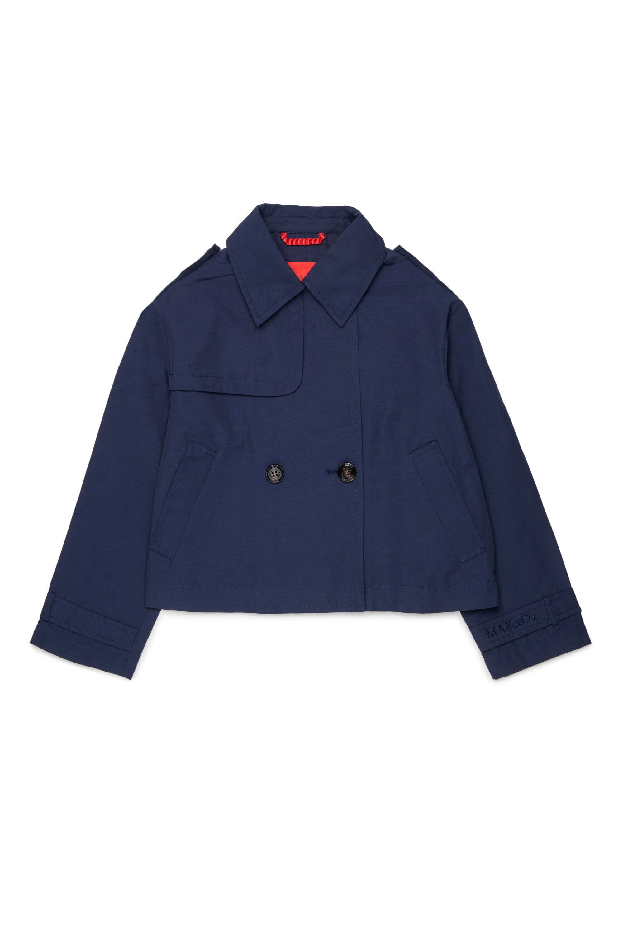 ロゴ入りダブルブレストジャケット
