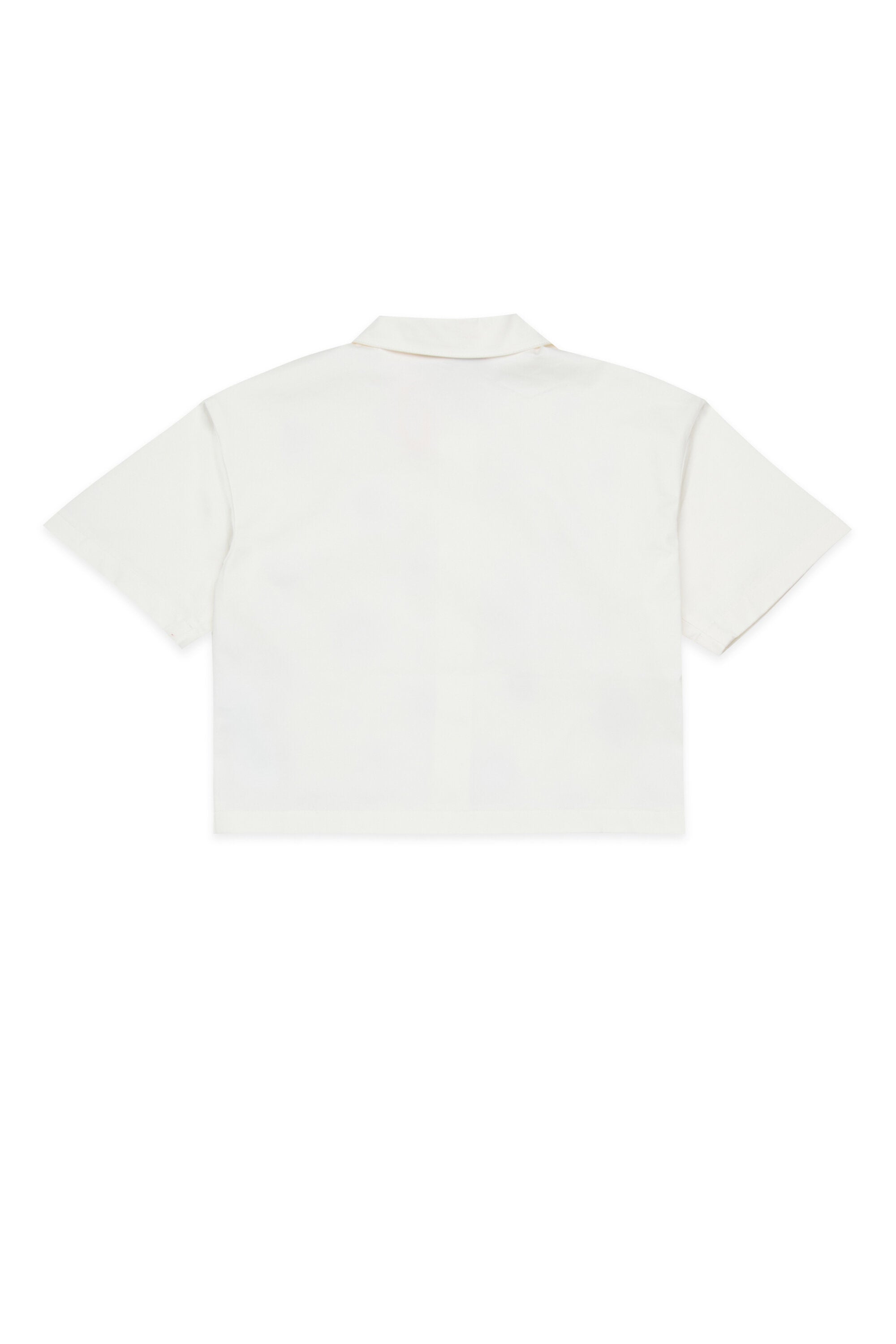 Short-sleeved shirt with logo