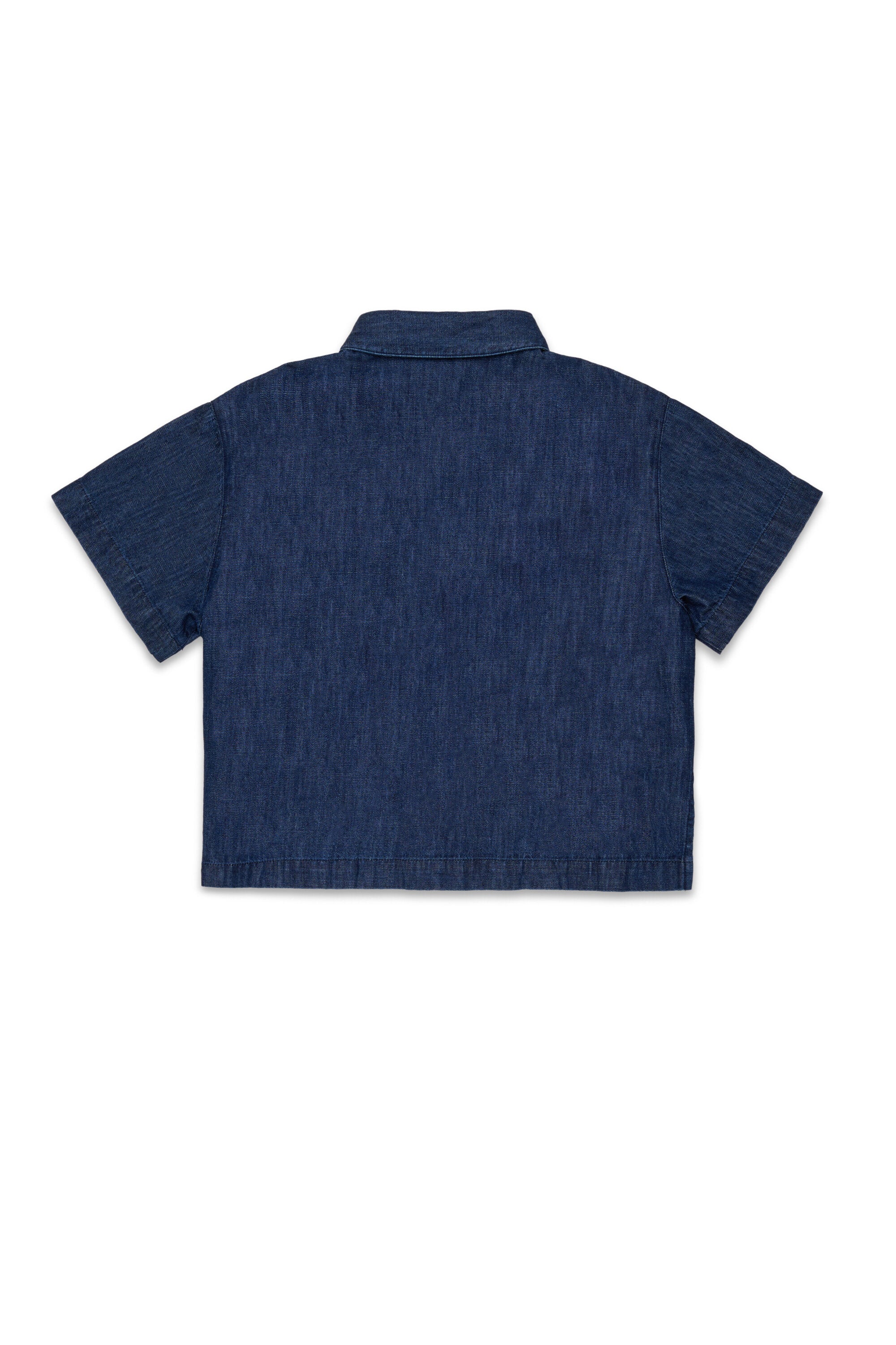 Short-sleeved shirt with logo