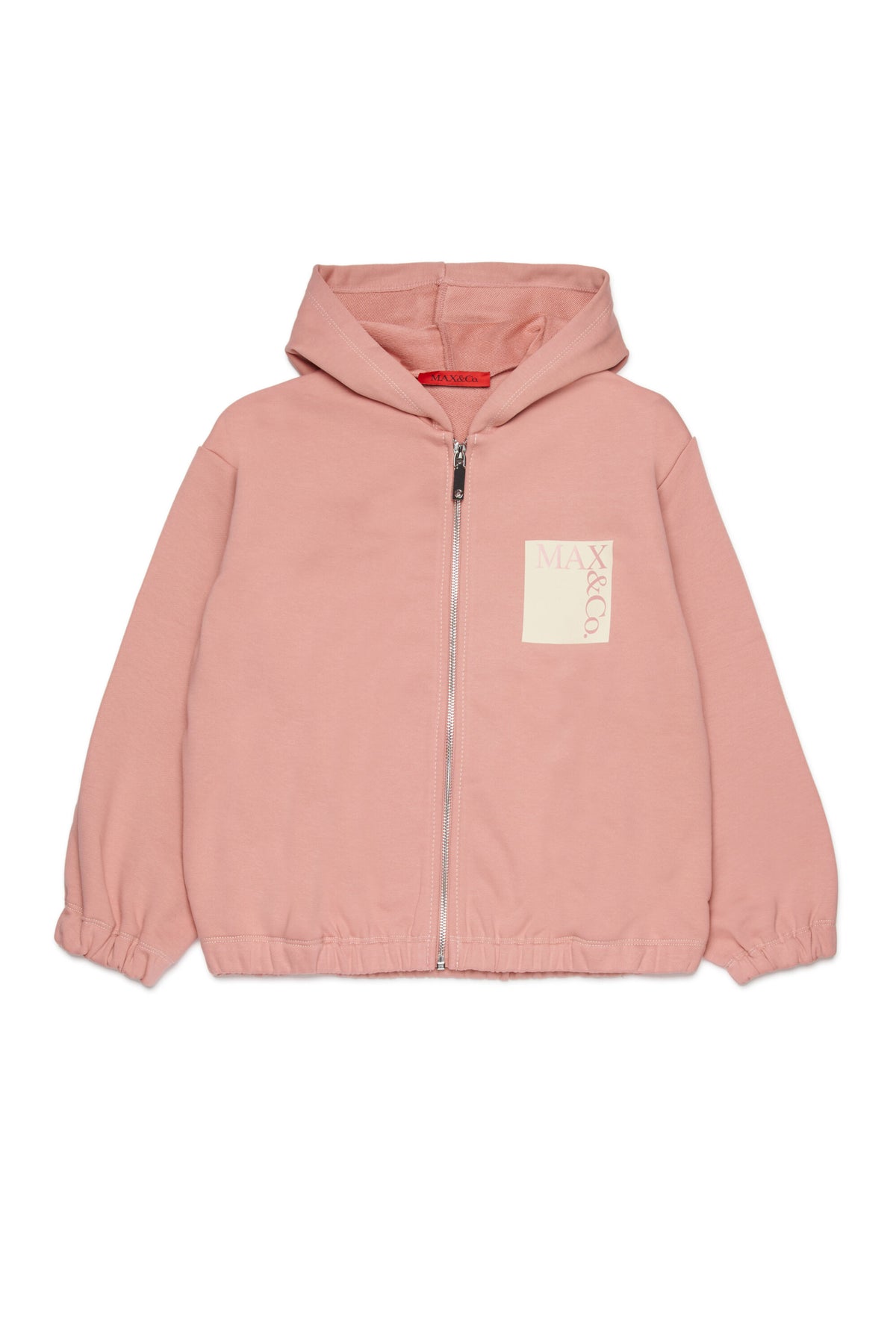 ロゴ入りフルジップスウェット