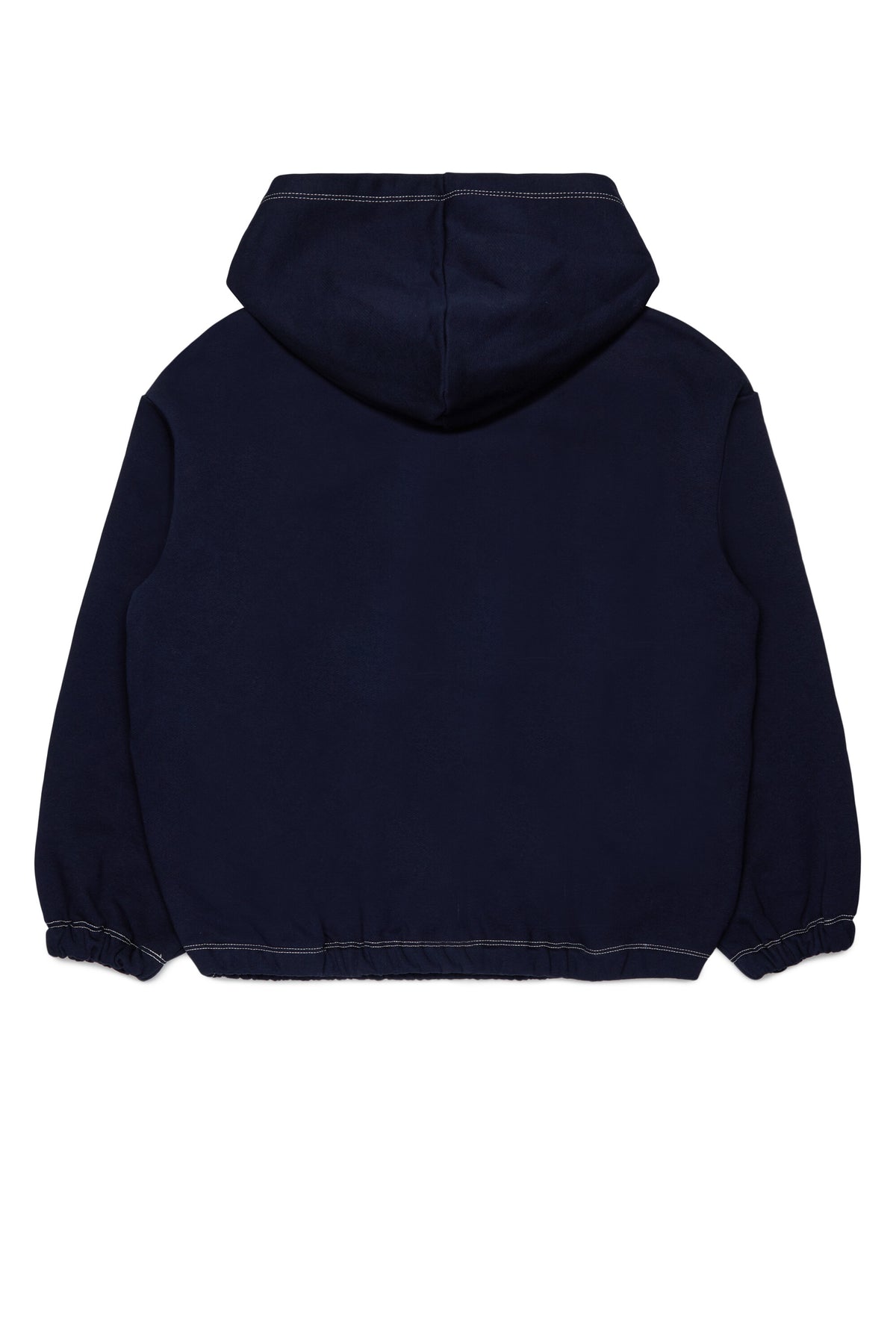 ロゴ入りフルジップスウェット