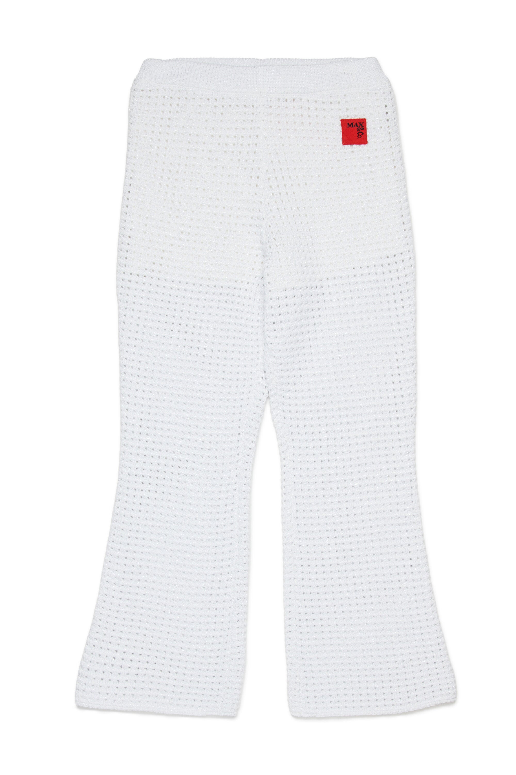 ロゴ入りニットパンツ