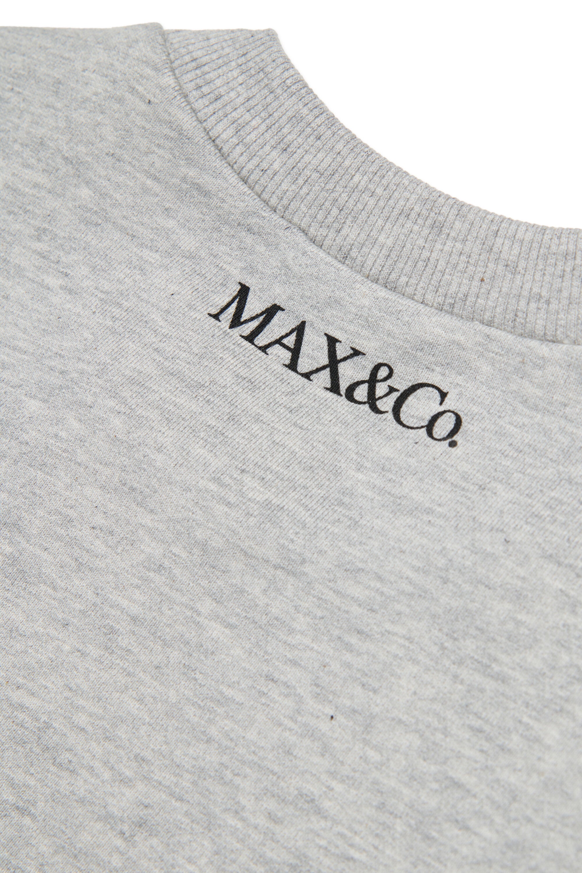 ロゴプリント入りクルーネックスウェット