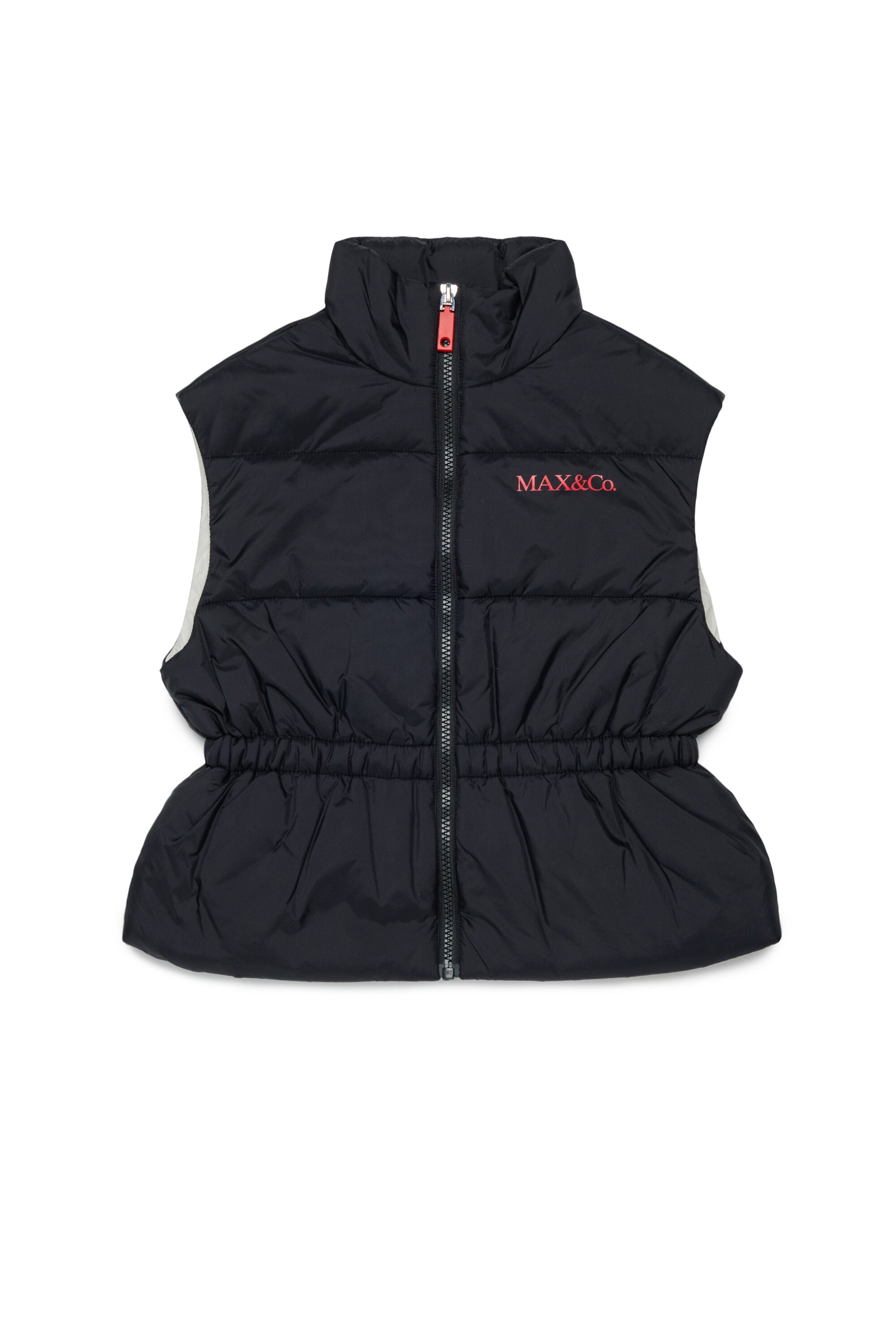 Padded vest with logo