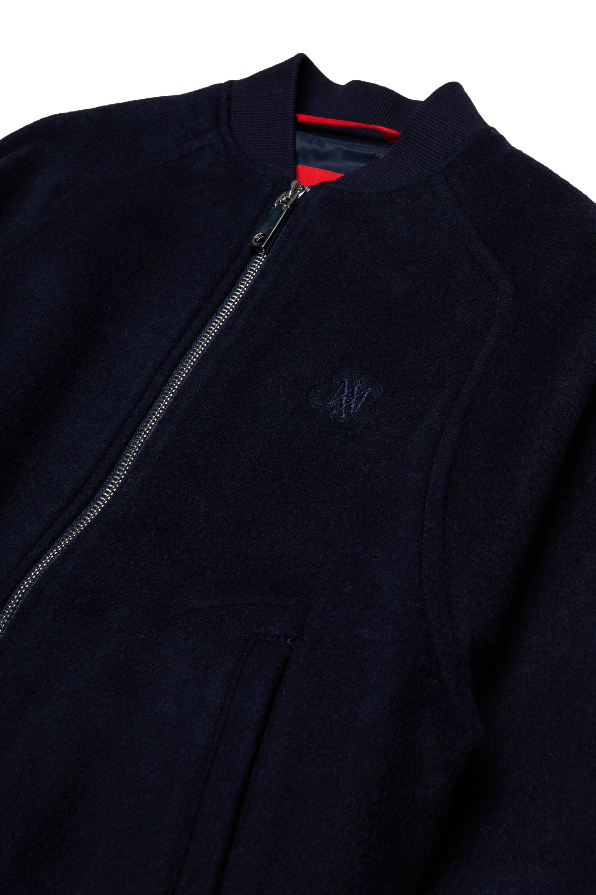 Bomber jacket with logo