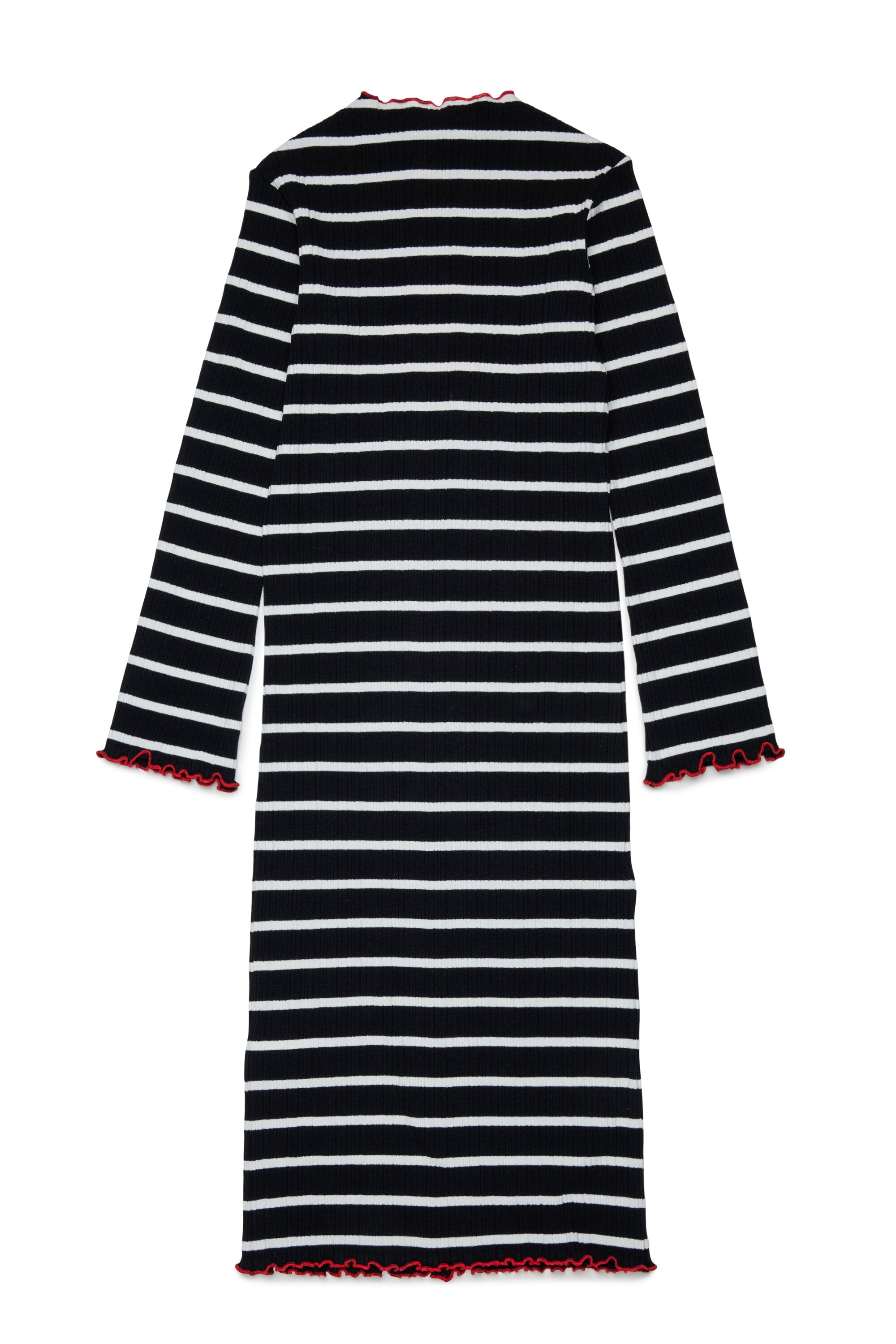 Striped dress with logo