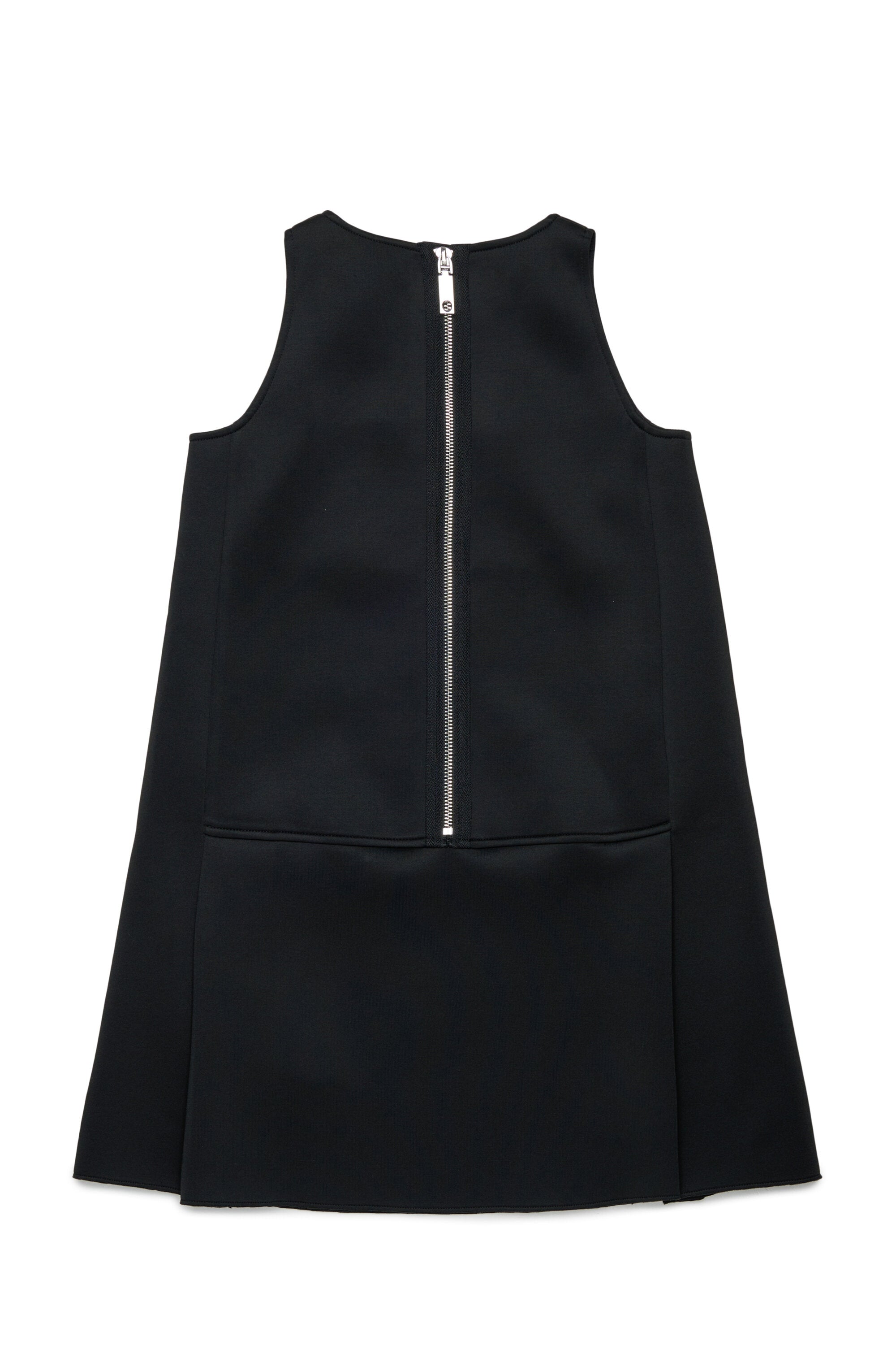 Sleeveless dress with logo