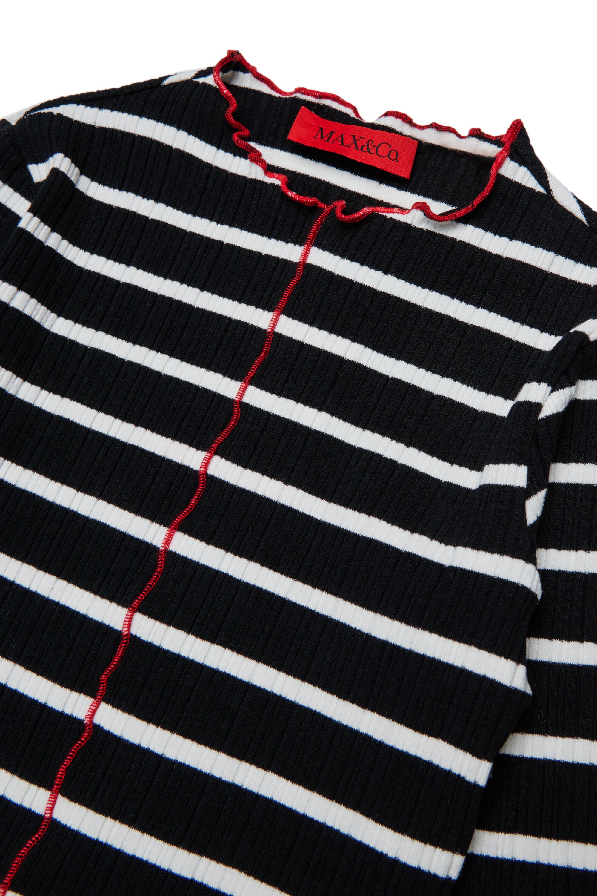 Striped T-shirt with logo