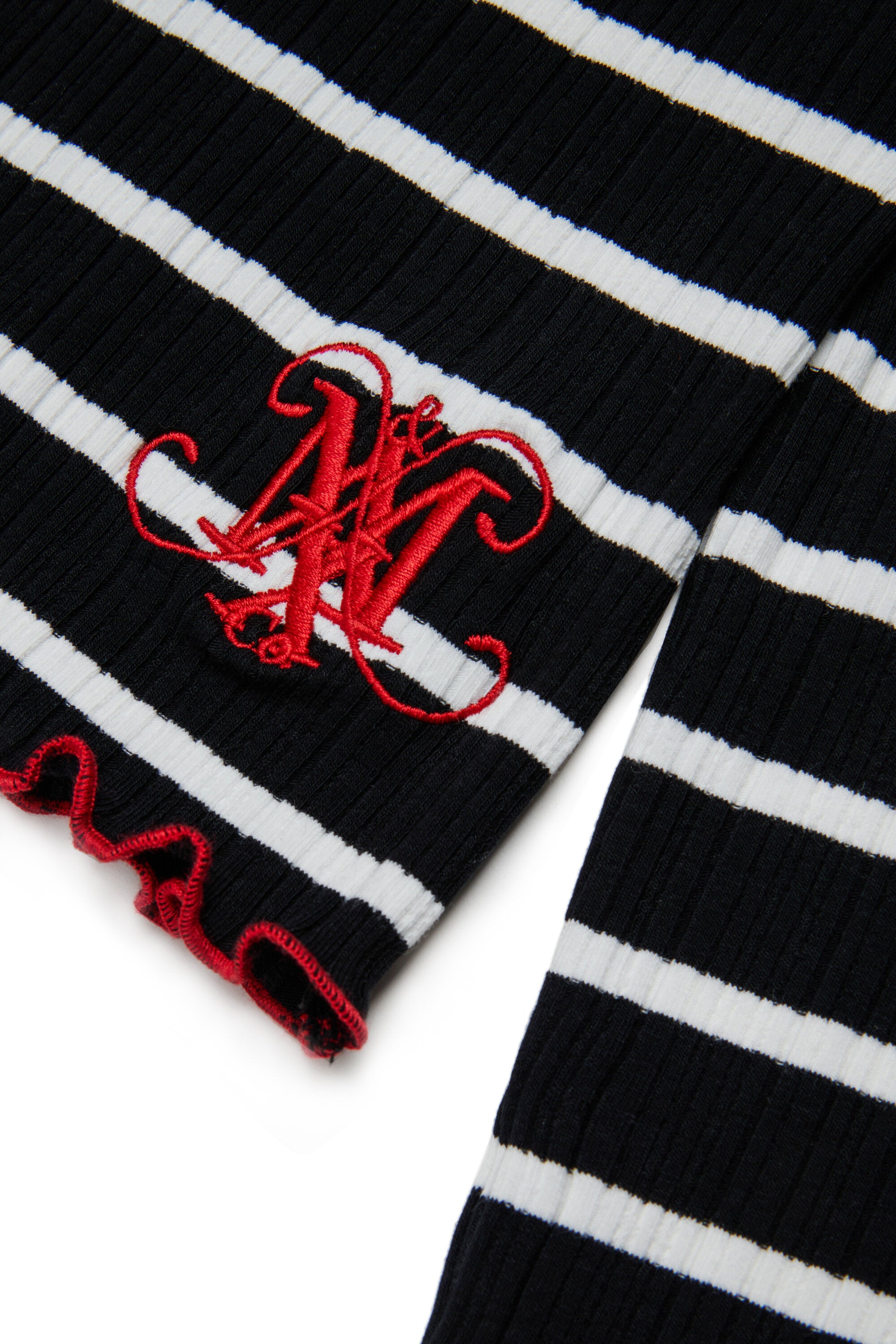 Striped T-shirt with logo