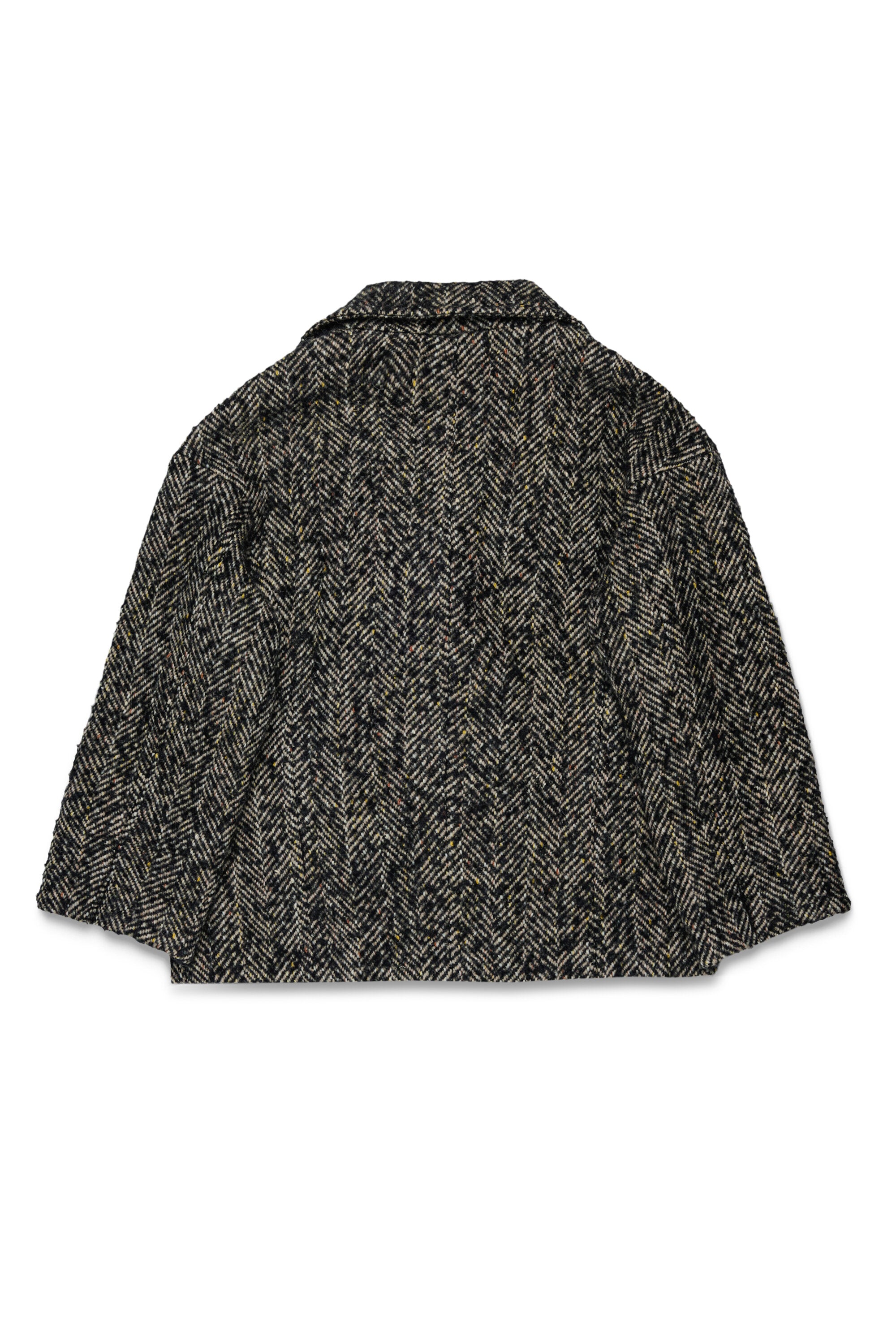 Herringbone pattern coat