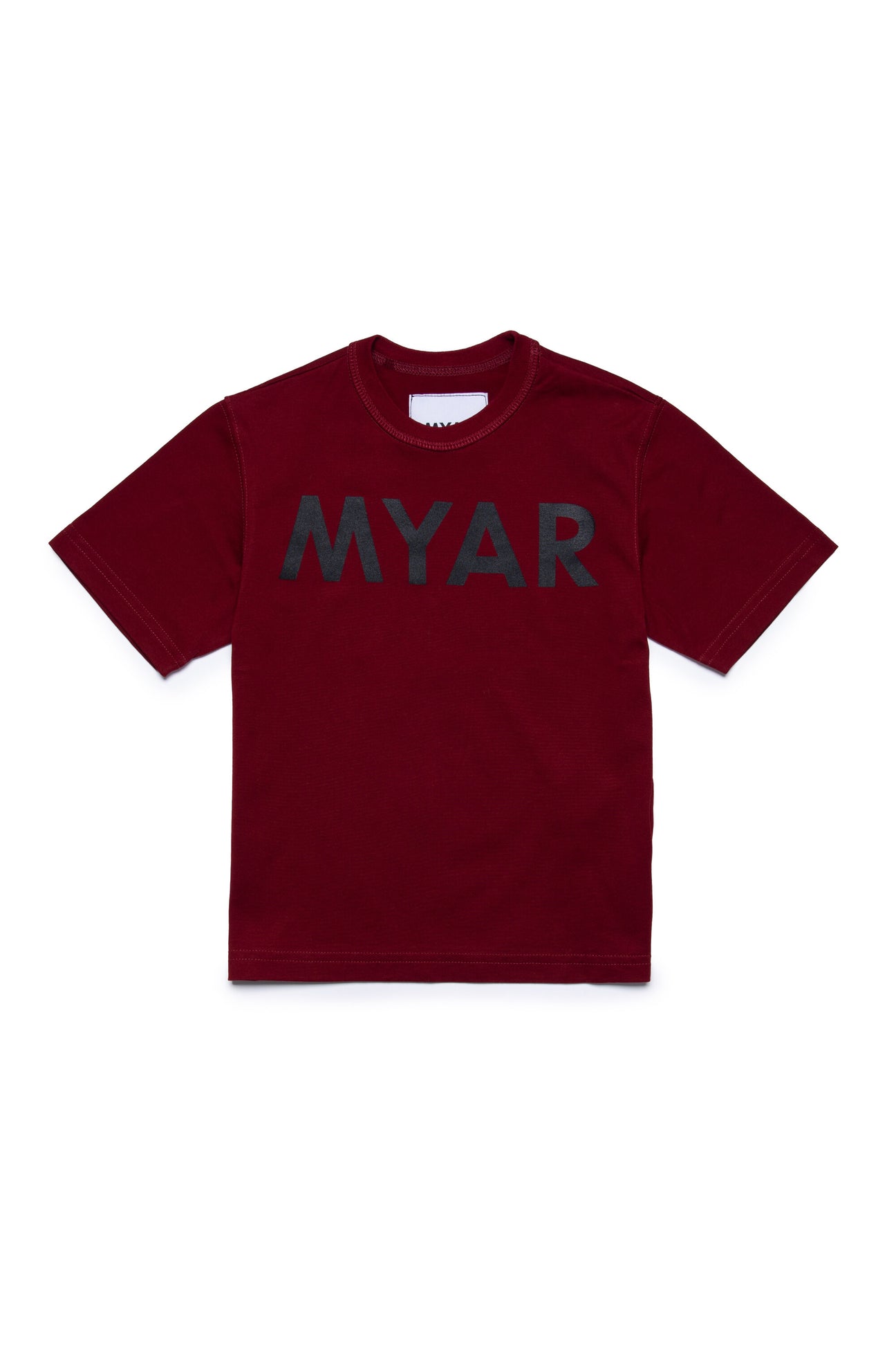Deadstock cotton t-shirt with MYAR logo 