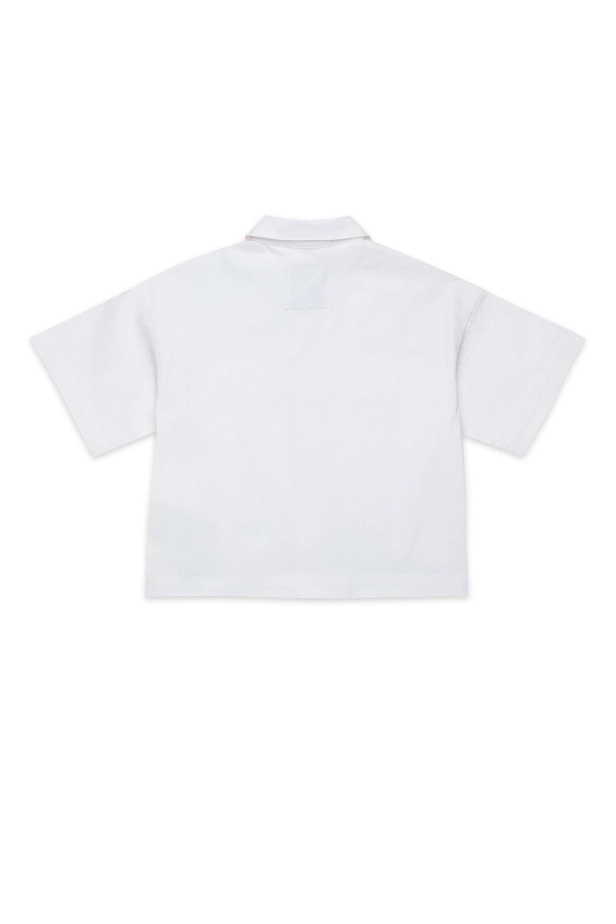 Short-sleeve multi-pocket shirt