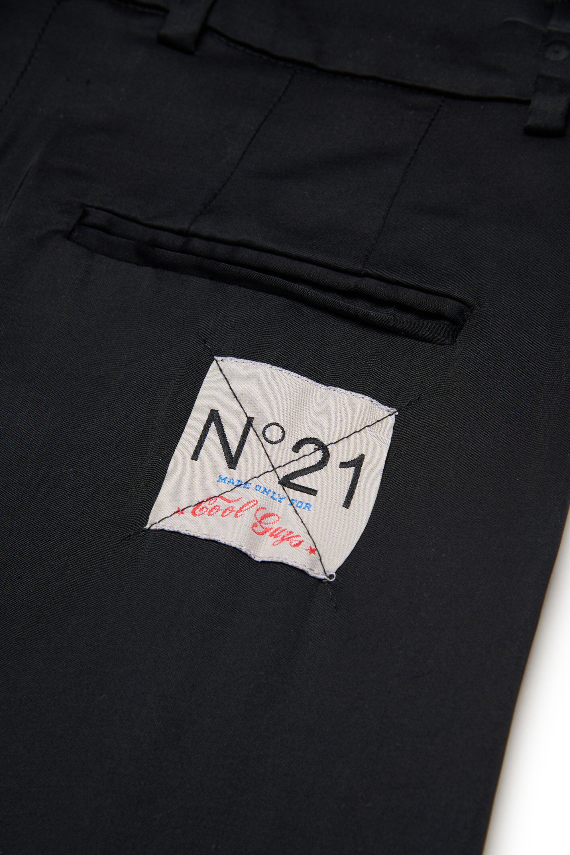 プリーツ入りサテン・パラッツォパンツ