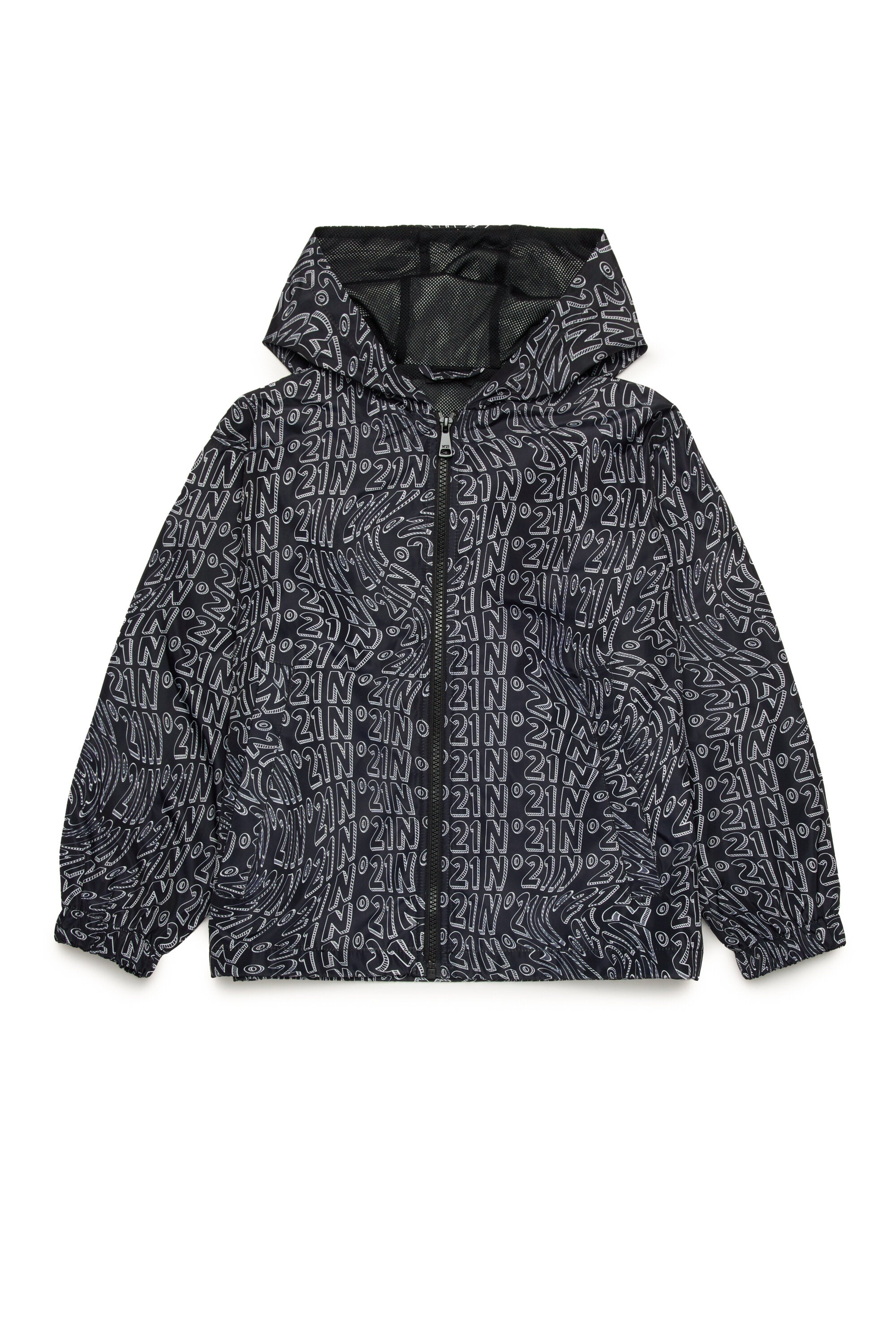 グリッチ・オールオーバー・ウィンドブレーカー・ジャケット