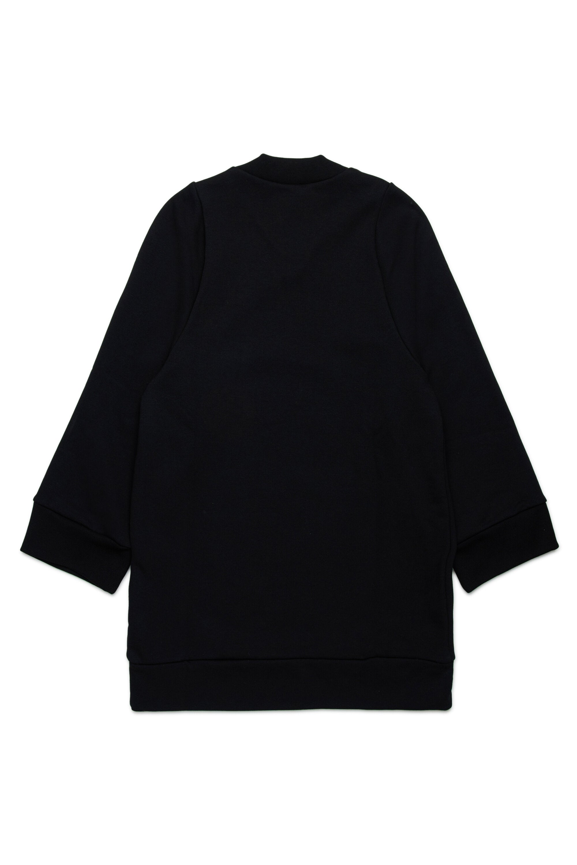 筆記体ロゴのスウェットシャツ・マキシドレス