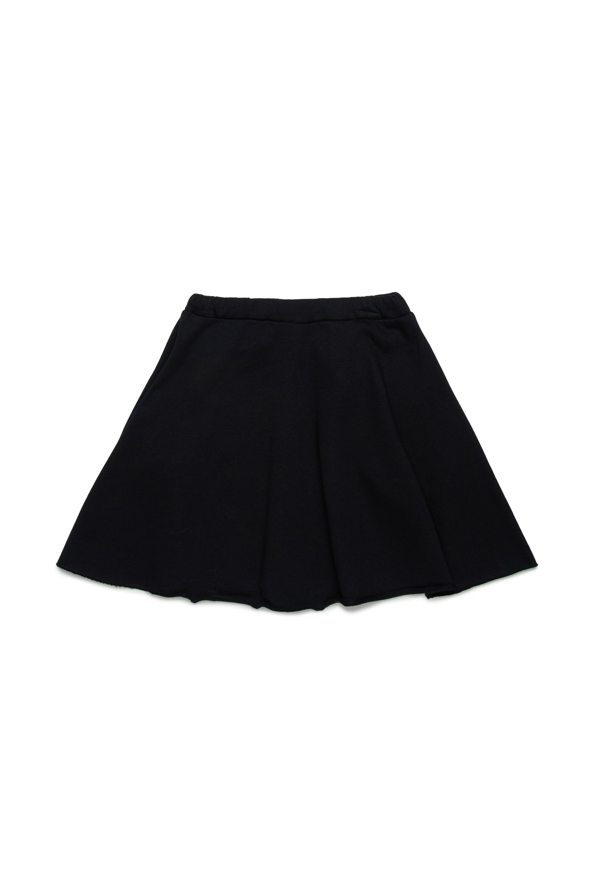 Short fleece circle skirt