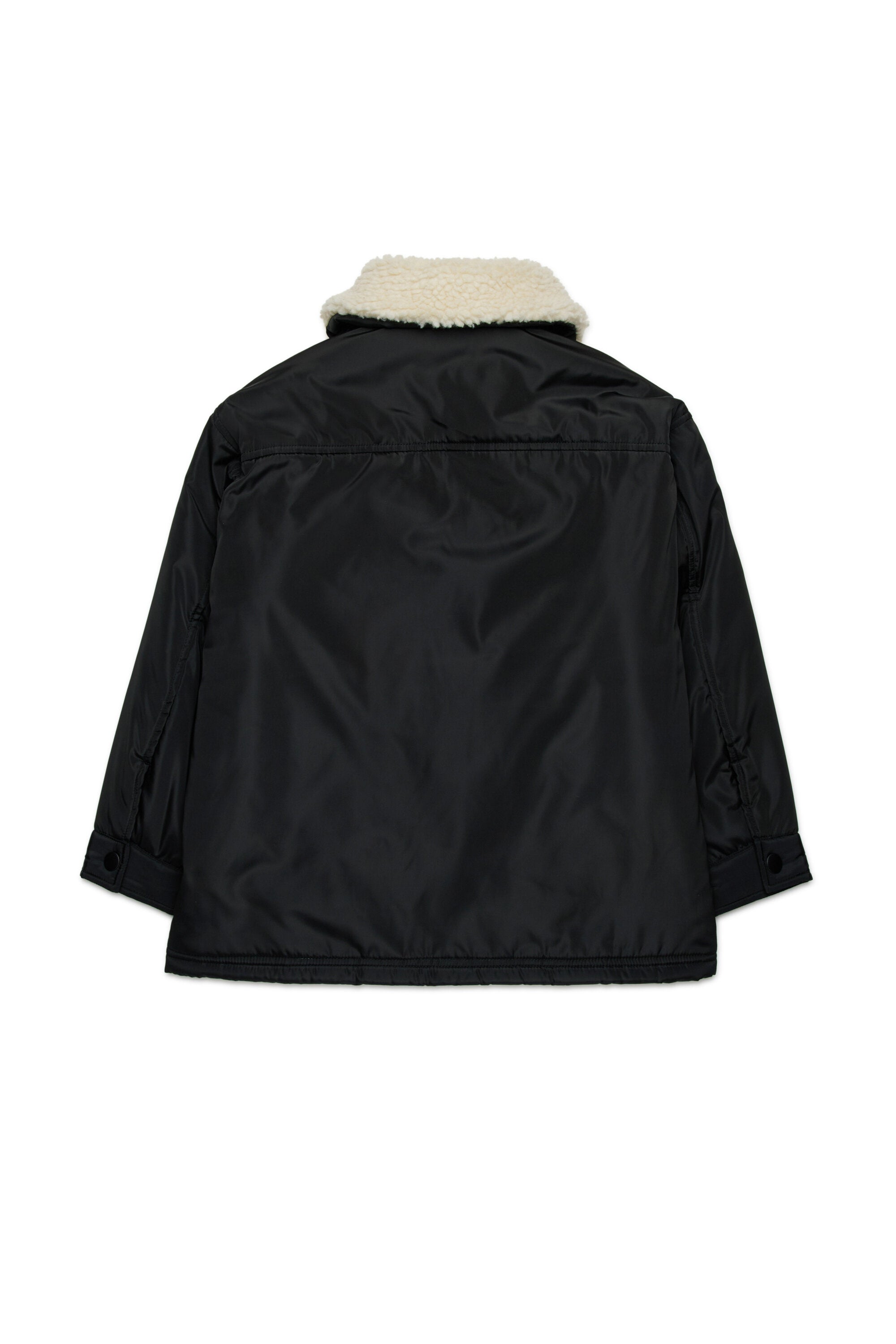 テディ・インナー付きロングジャケット