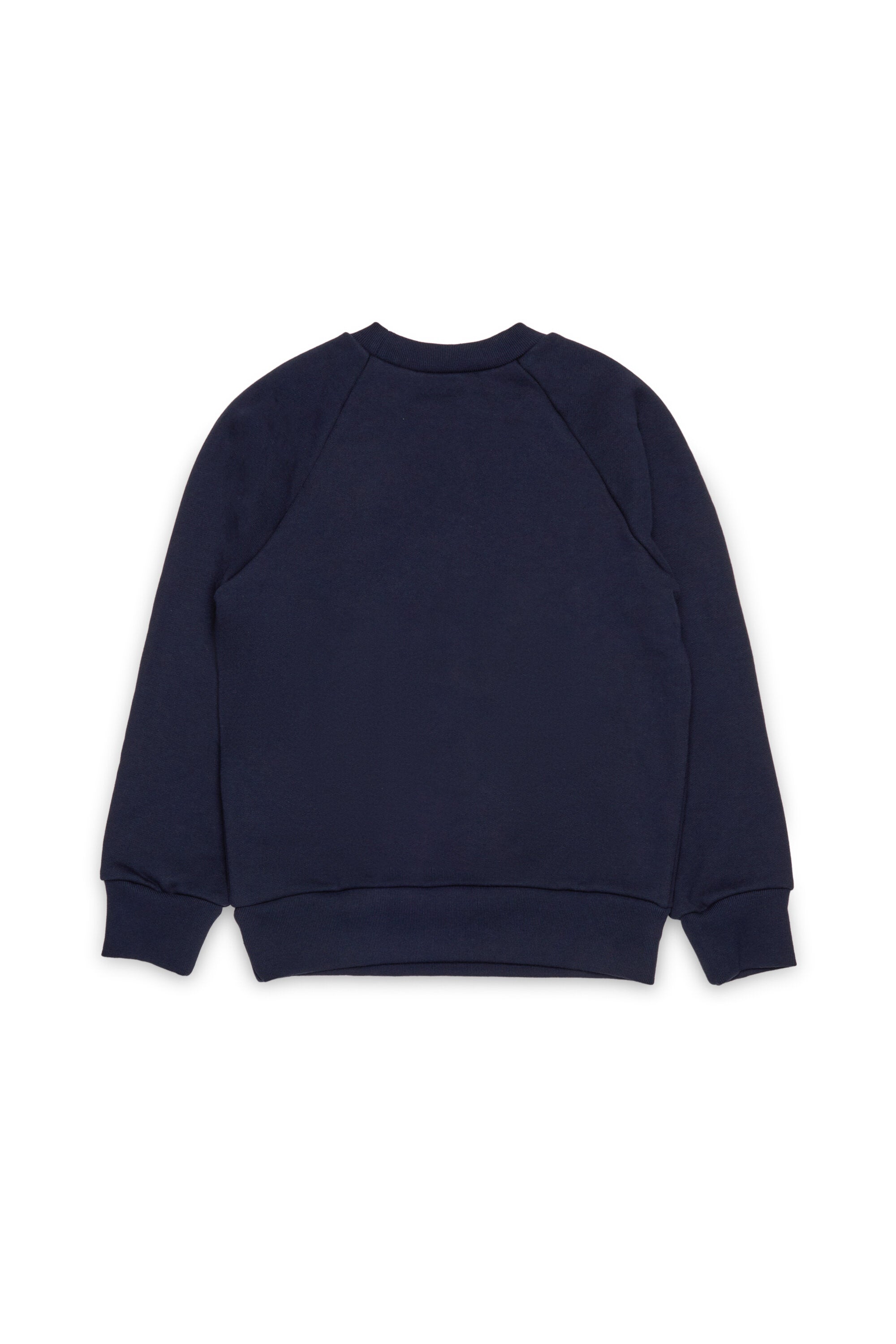 トーションロゴ入りクルーネックスウェットシャツ