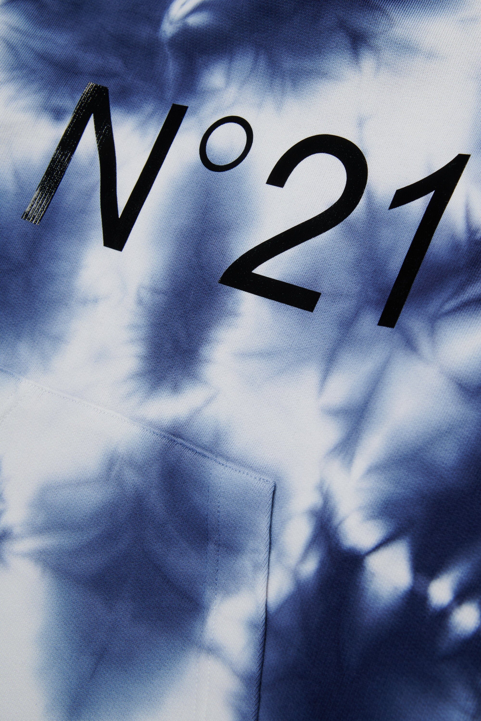 コットン・タイダイ・フーデッド・スウェットシャツ