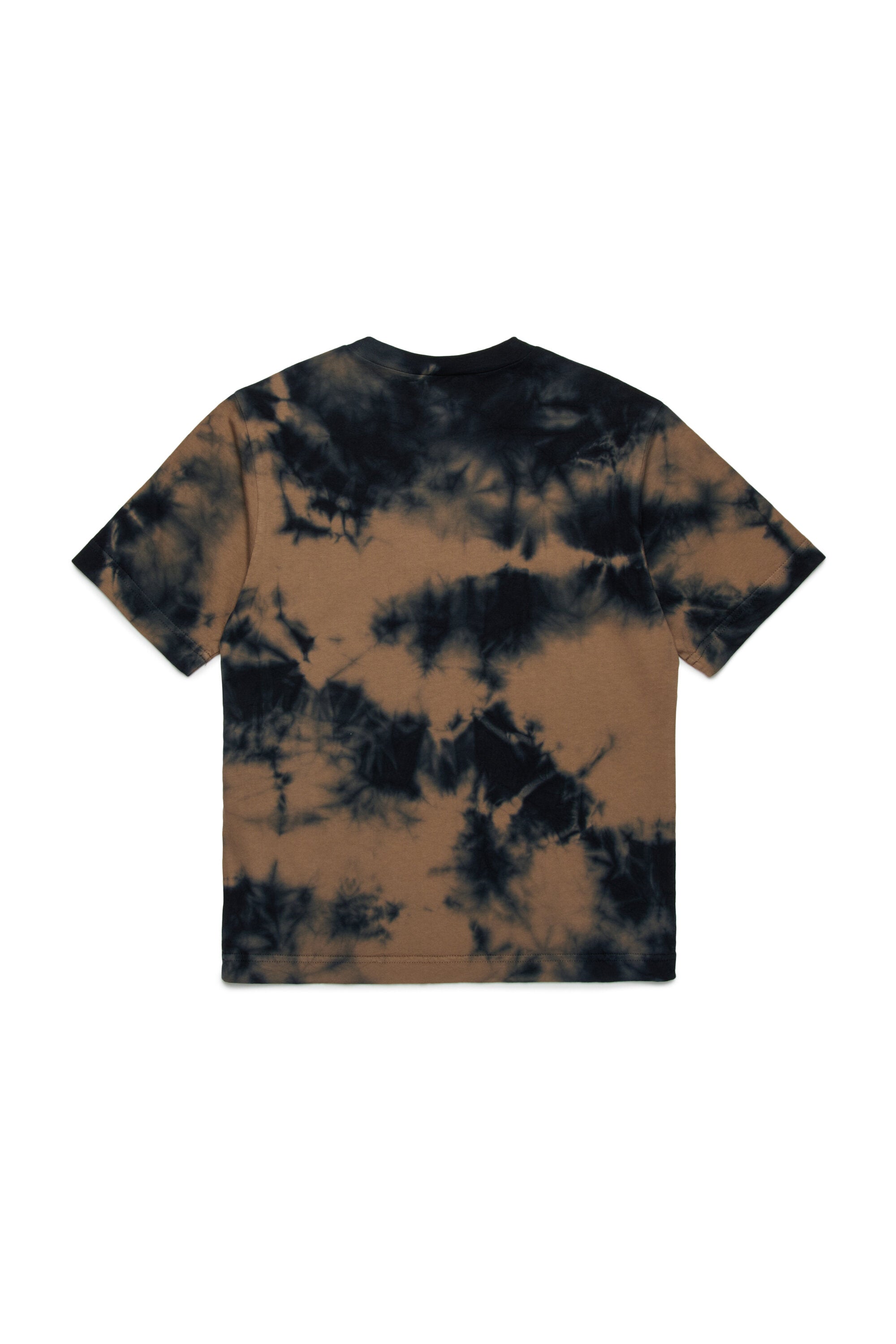 Tie-dye jersey T-shirt with logo