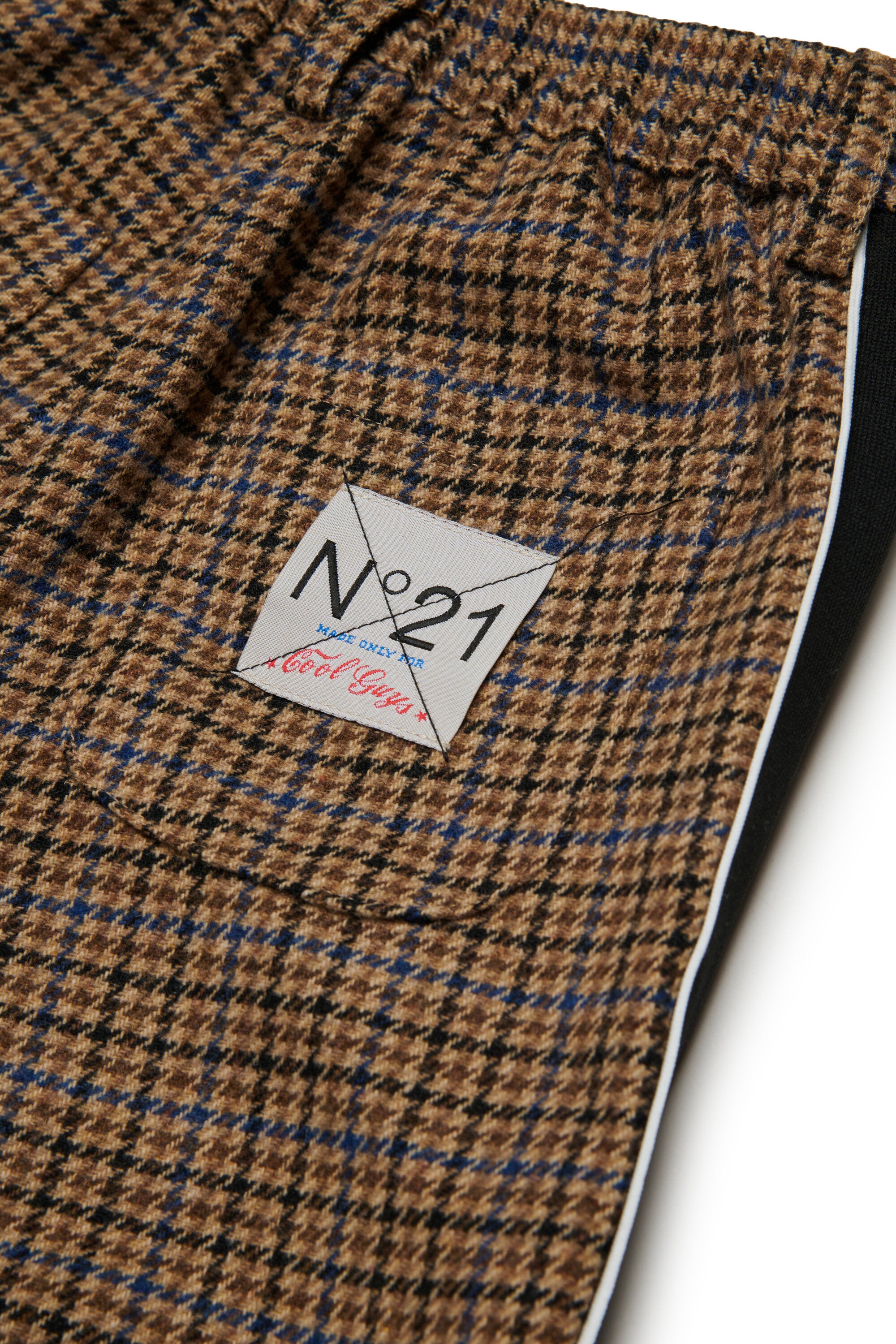 Straight Harris Tweed pants