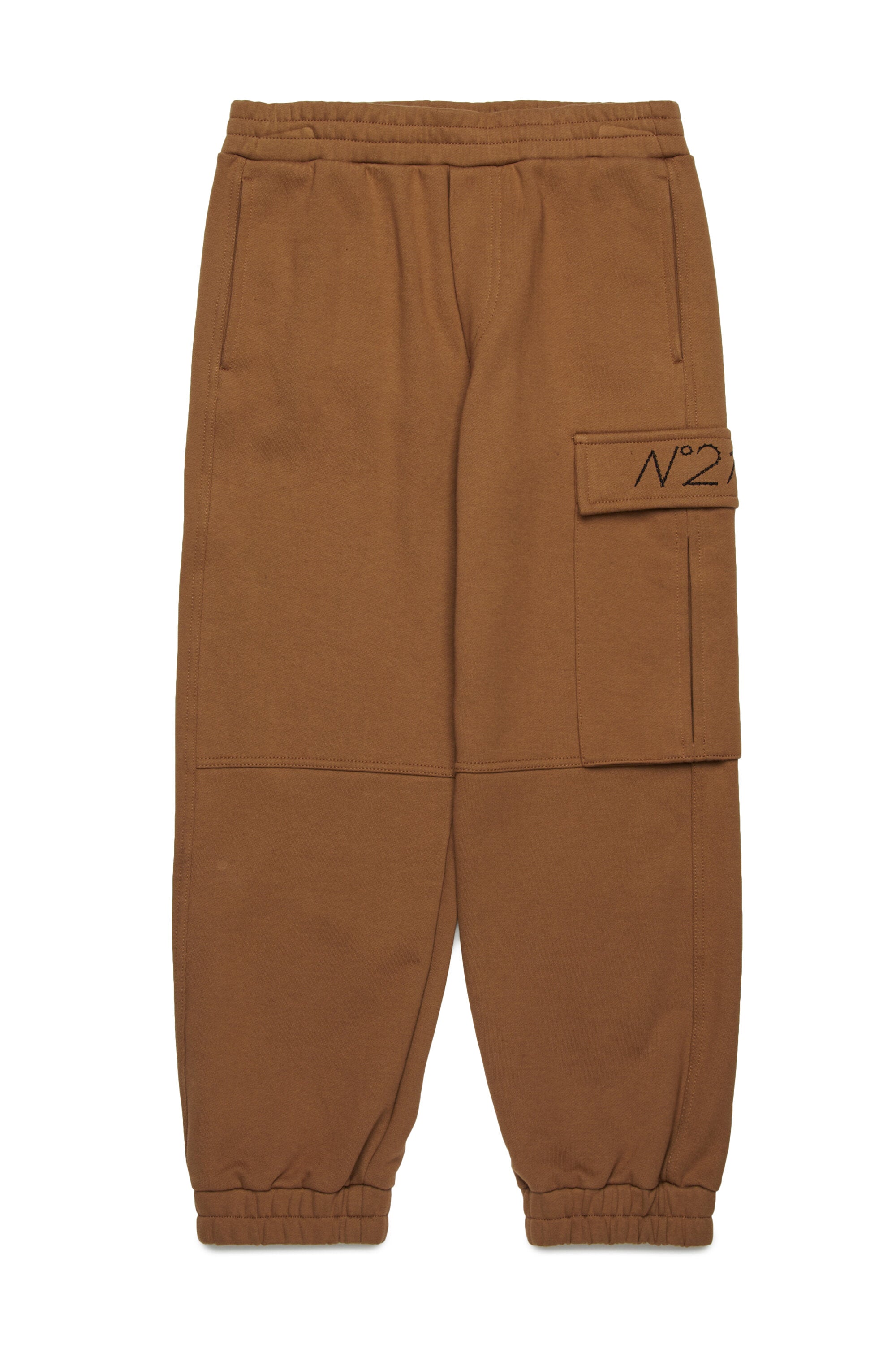 Fleece jogger pants with maxi pocket