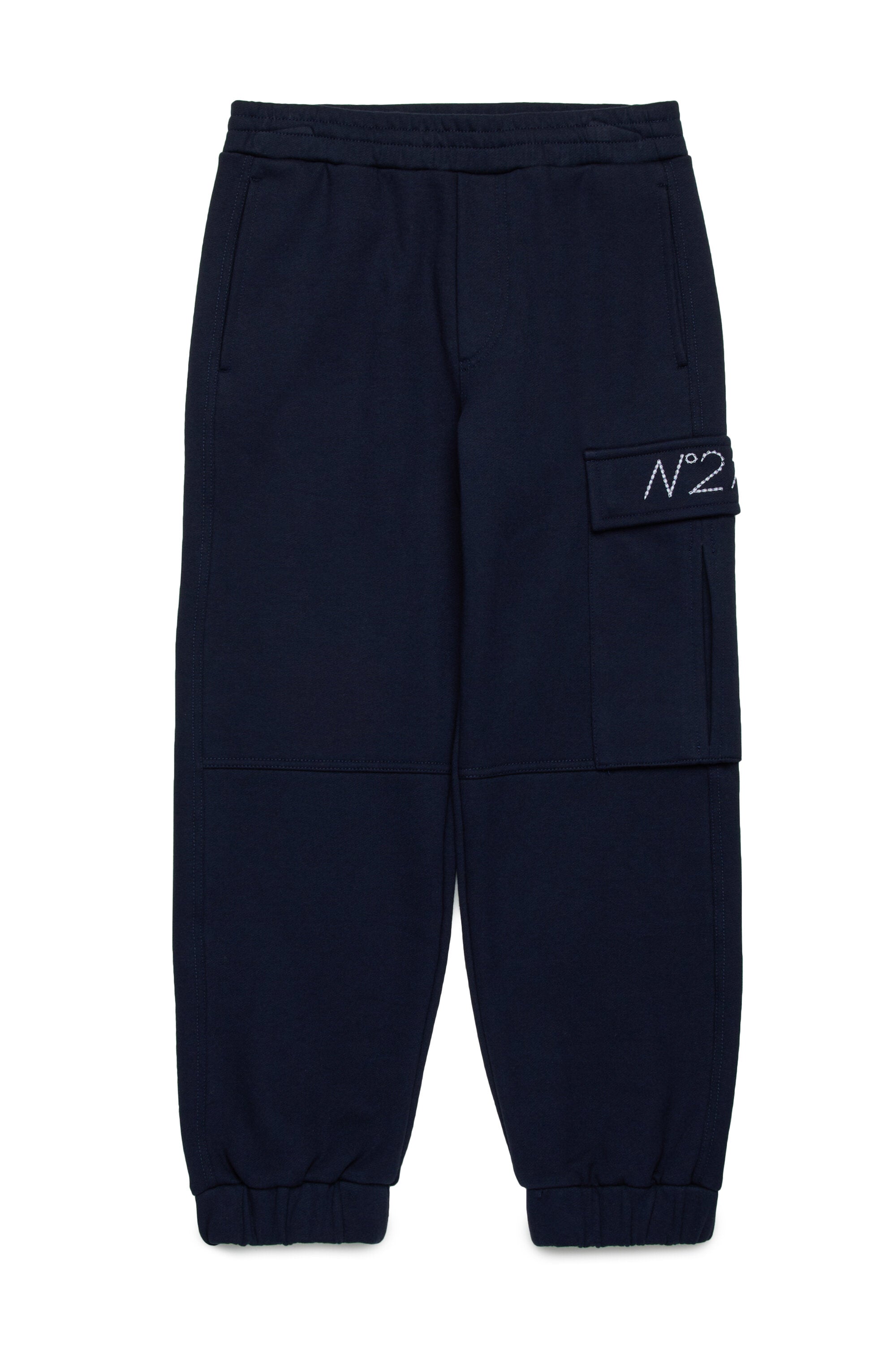 Fleece jogger pants with maxi pocket