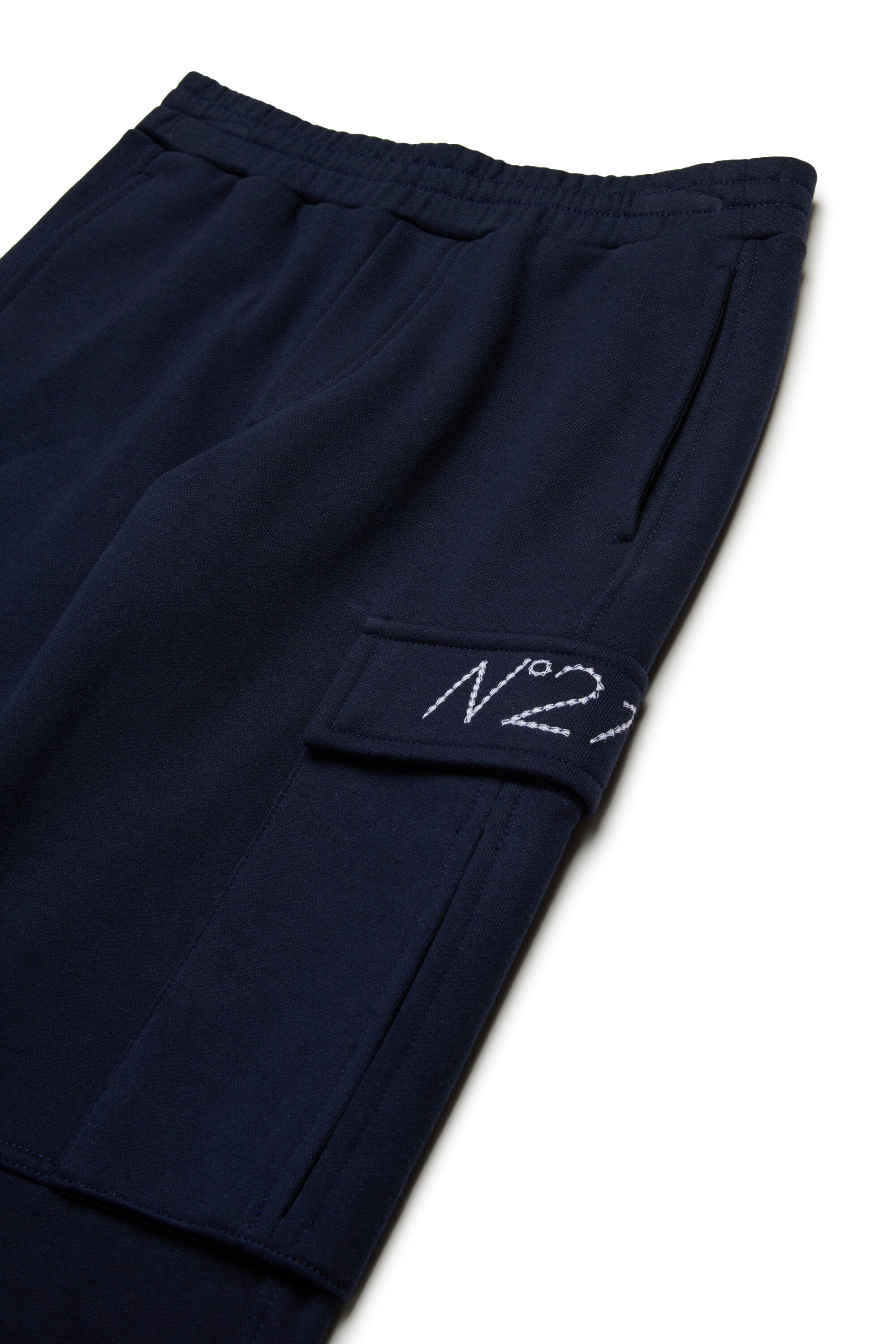 Fleece jogger pants with maxi pocket
