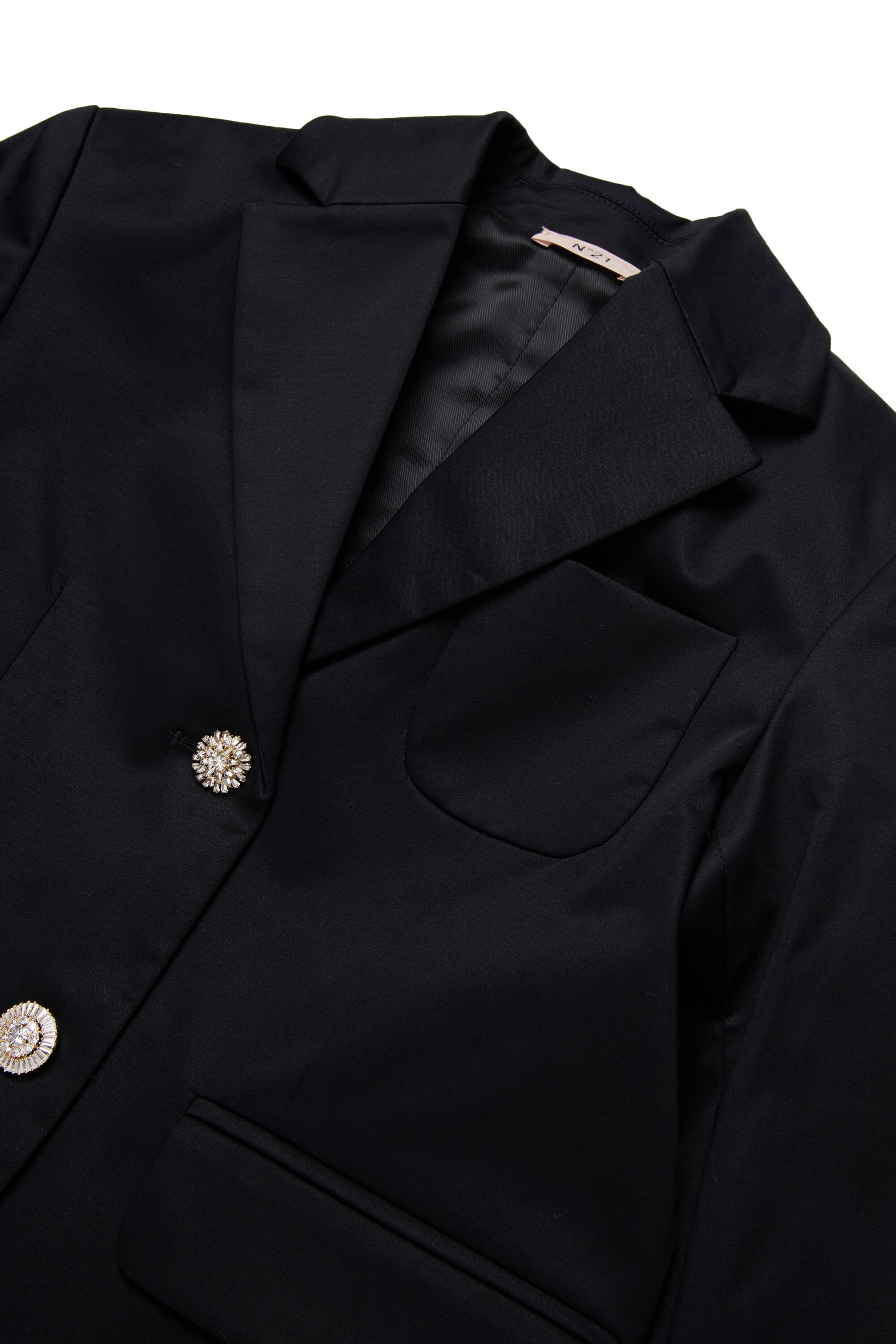 ジュエルディテール付きブレザージャケット