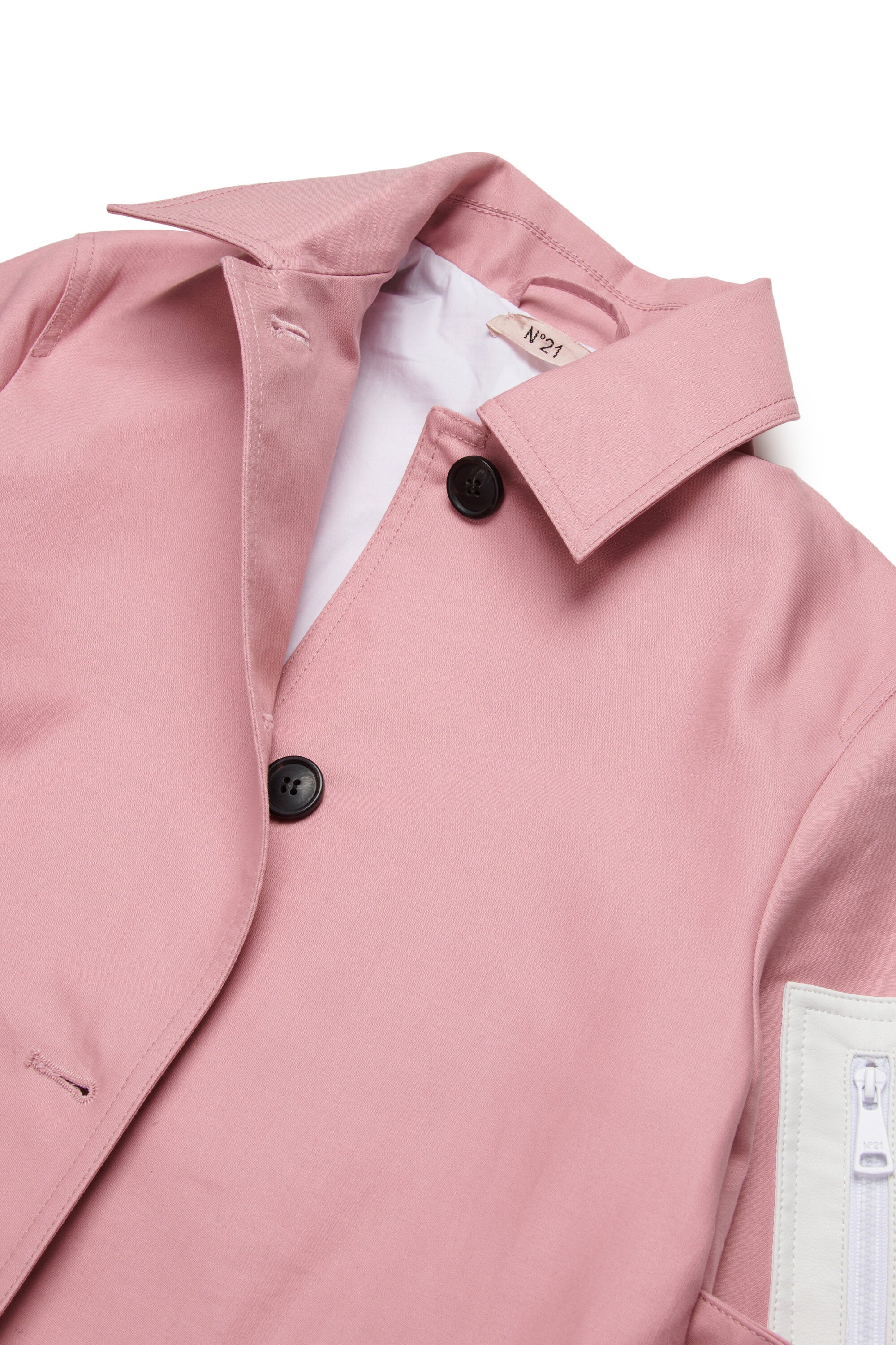 ロゴ入りトレンチジャケット