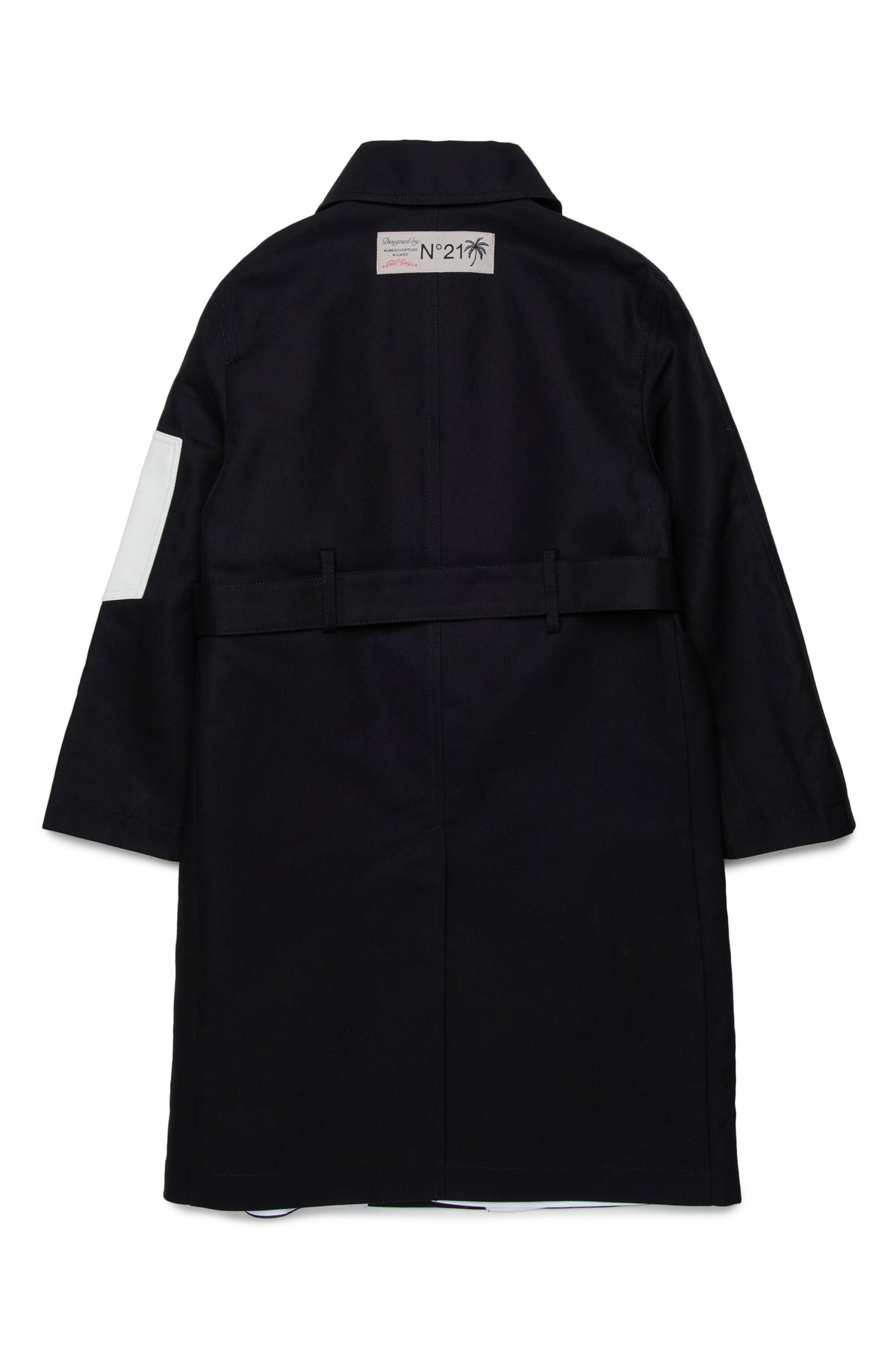 Trench jacket with logo