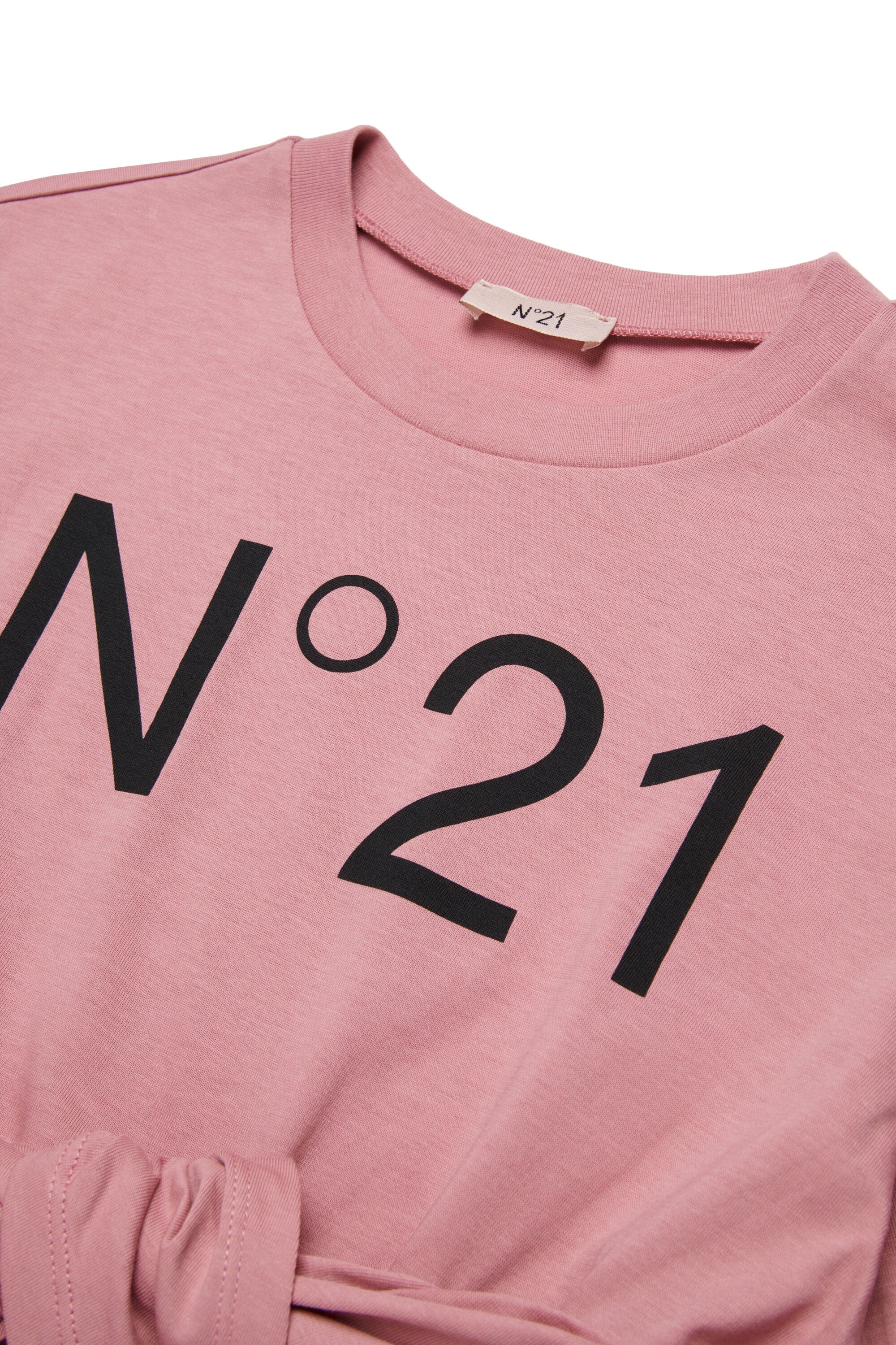 T-shirt dress with printed logo