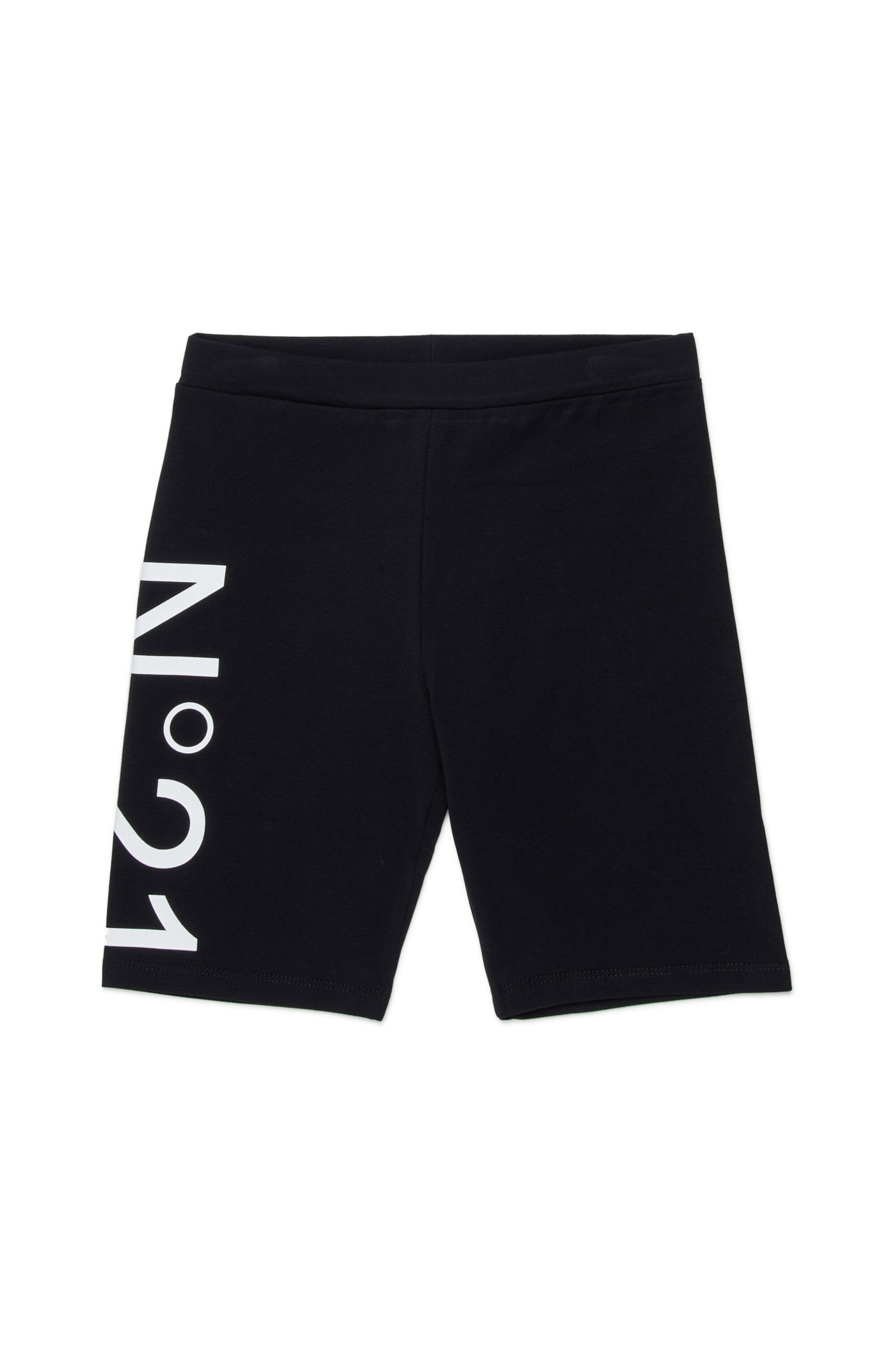 Biker shorts with logo