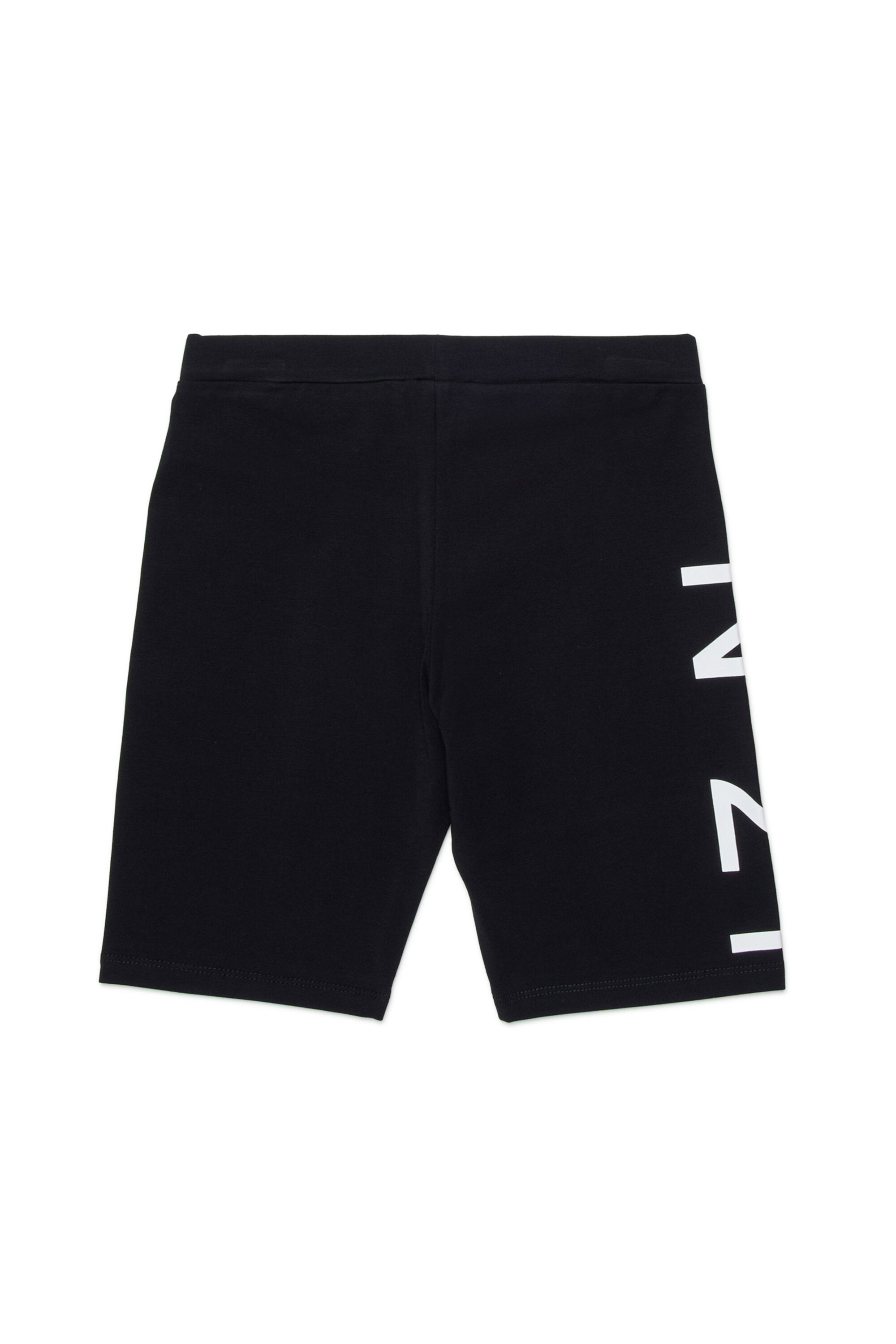 Biker shorts with logo