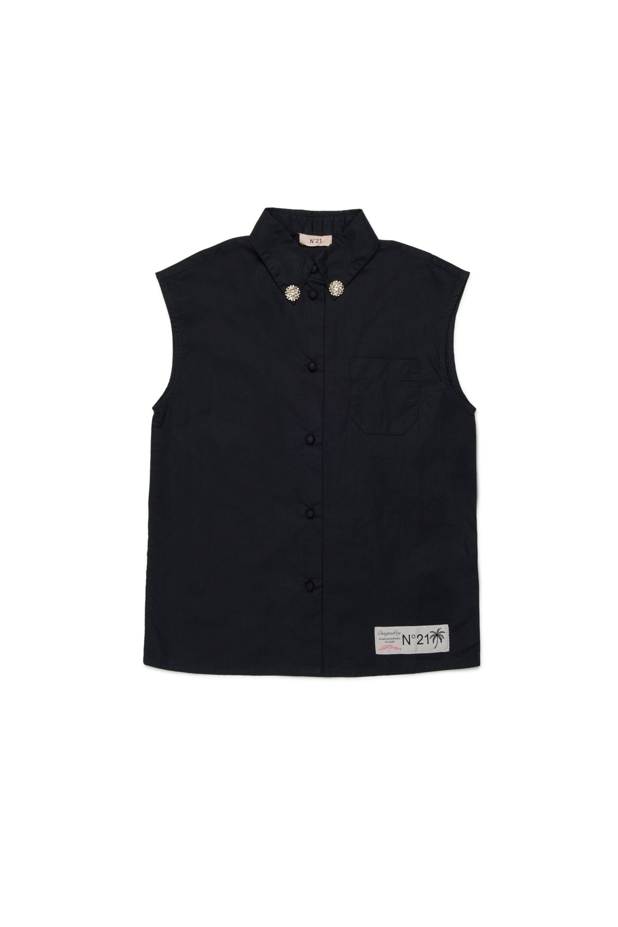 ロゴ入りノースリーブシャツ